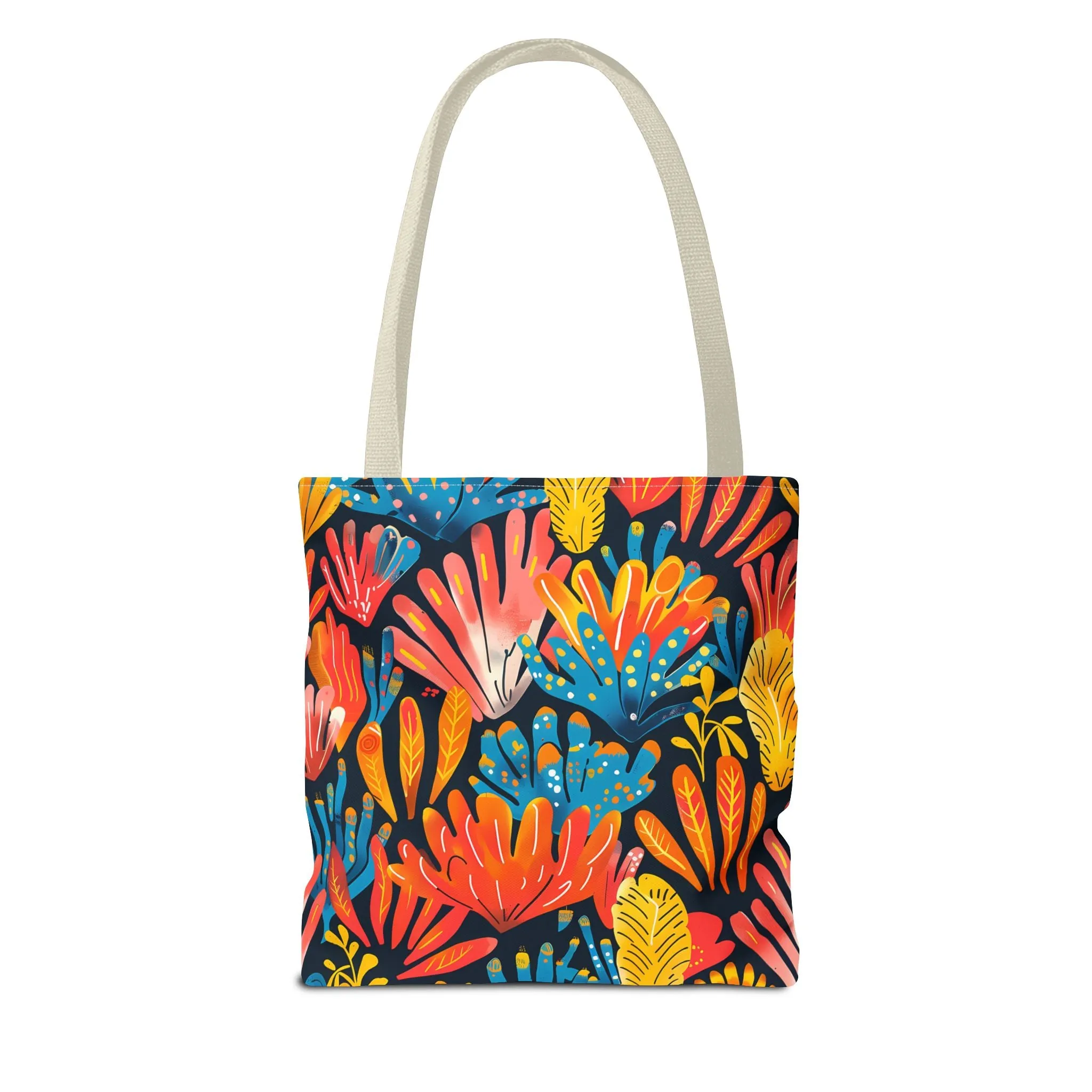 Coral Plume Tote Bag - Carry a Splash of Whimsy with Coral Plume! Available in 3 sizes.