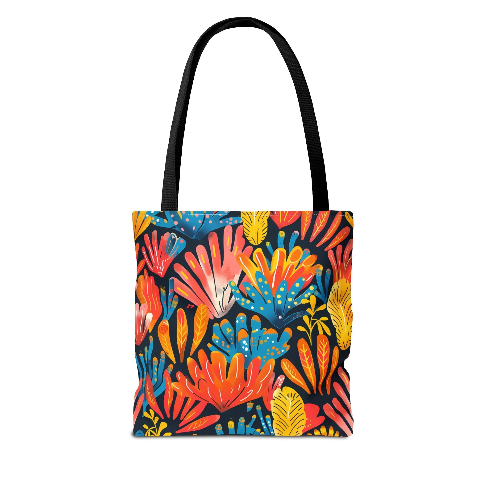 Coral Plume Tote Bag - Carry a Splash of Whimsy with Coral Plume! Available in 3 sizes.