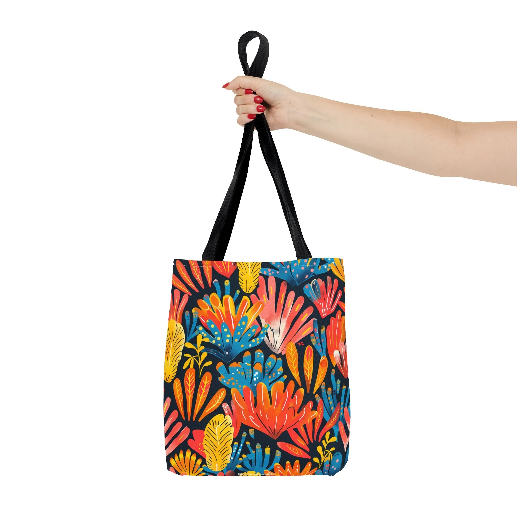 Coral Plume Tote Bag - Carry a Splash of Whimsy with Coral Plume! Available in 3 sizes.