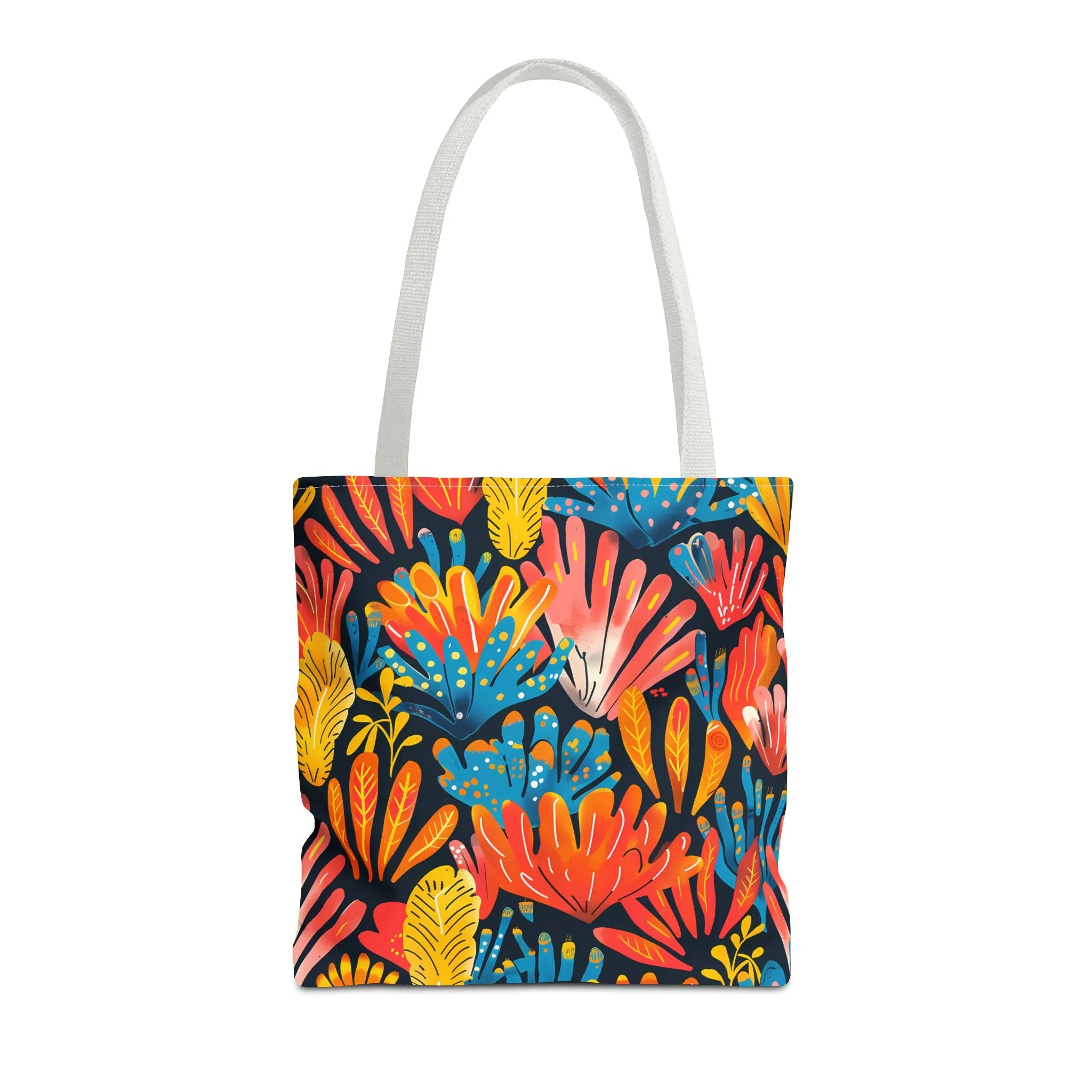 Coral Plume Tote Bag - Carry a Splash of Whimsy with Coral Plume! Available in 3 sizes.