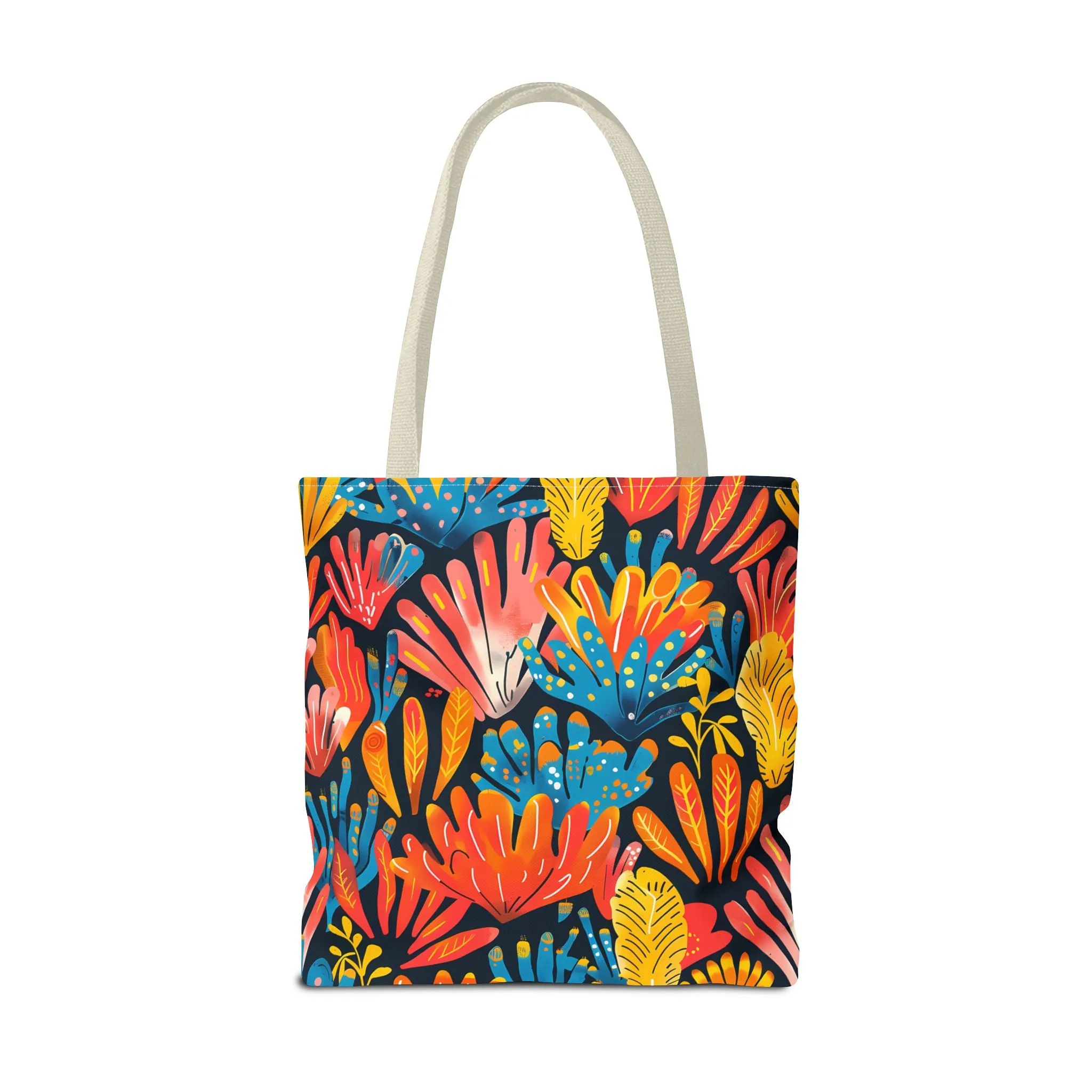 Coral Plume Tote Bag - Carry a Splash of Whimsy with Coral Plume! Available in 3 sizes.