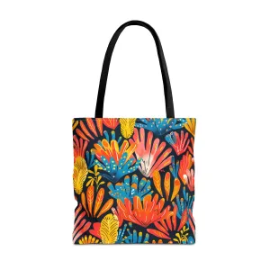 Coral Plume Tote Bag - Carry a Splash of Whimsy with Coral Plume! Available in 3 sizes.