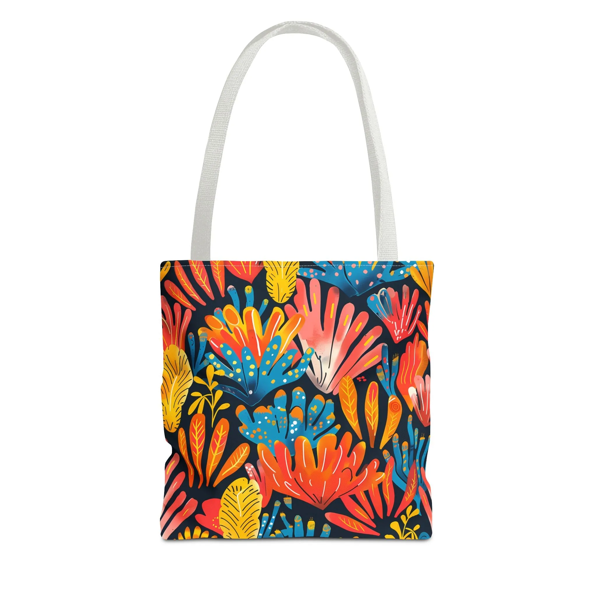 Coral Plume Tote Bag - Carry a Splash of Whimsy with Coral Plume! Available in 3 sizes.