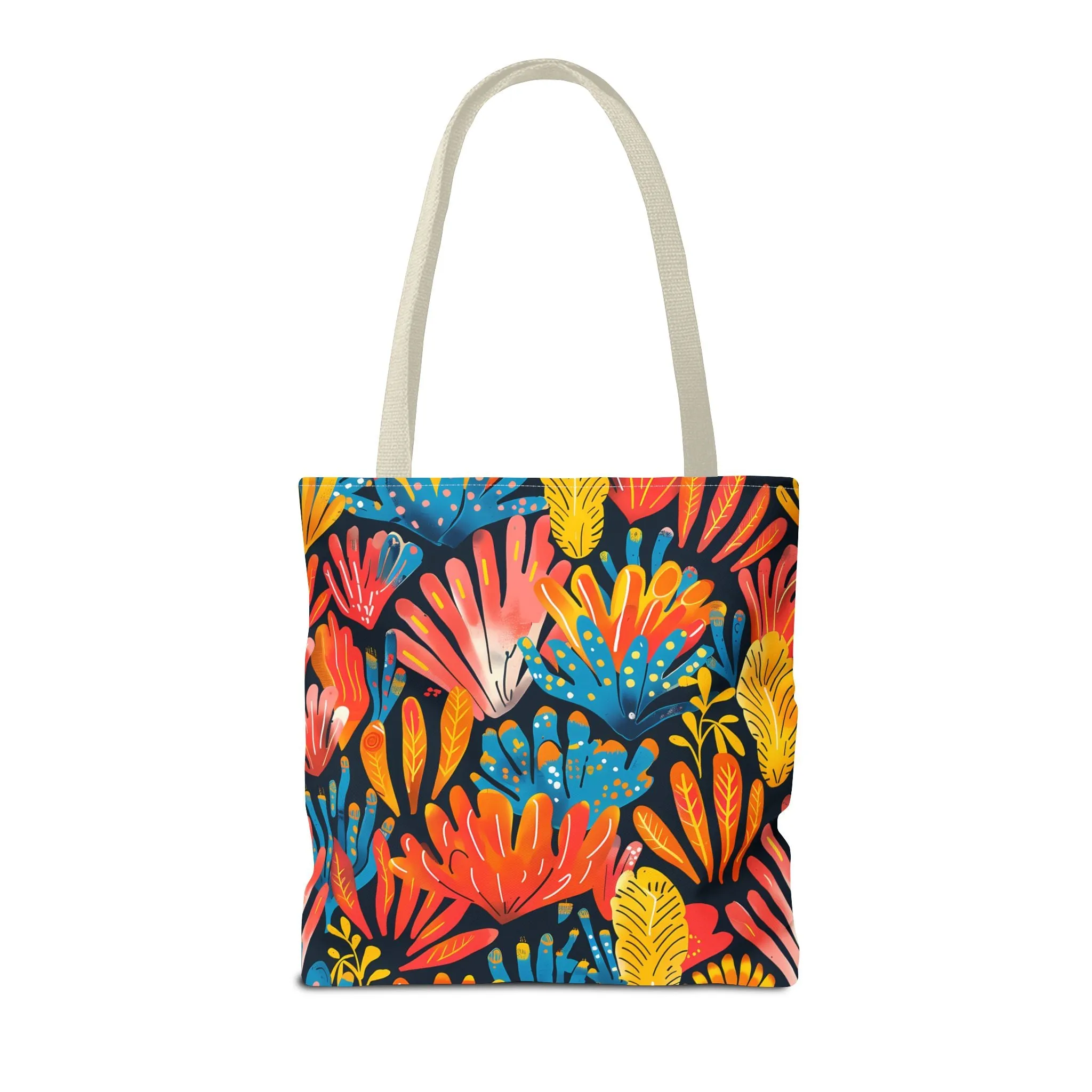 Coral Plume Tote Bag - Carry a Splash of Whimsy with Coral Plume! Available in 3 sizes.