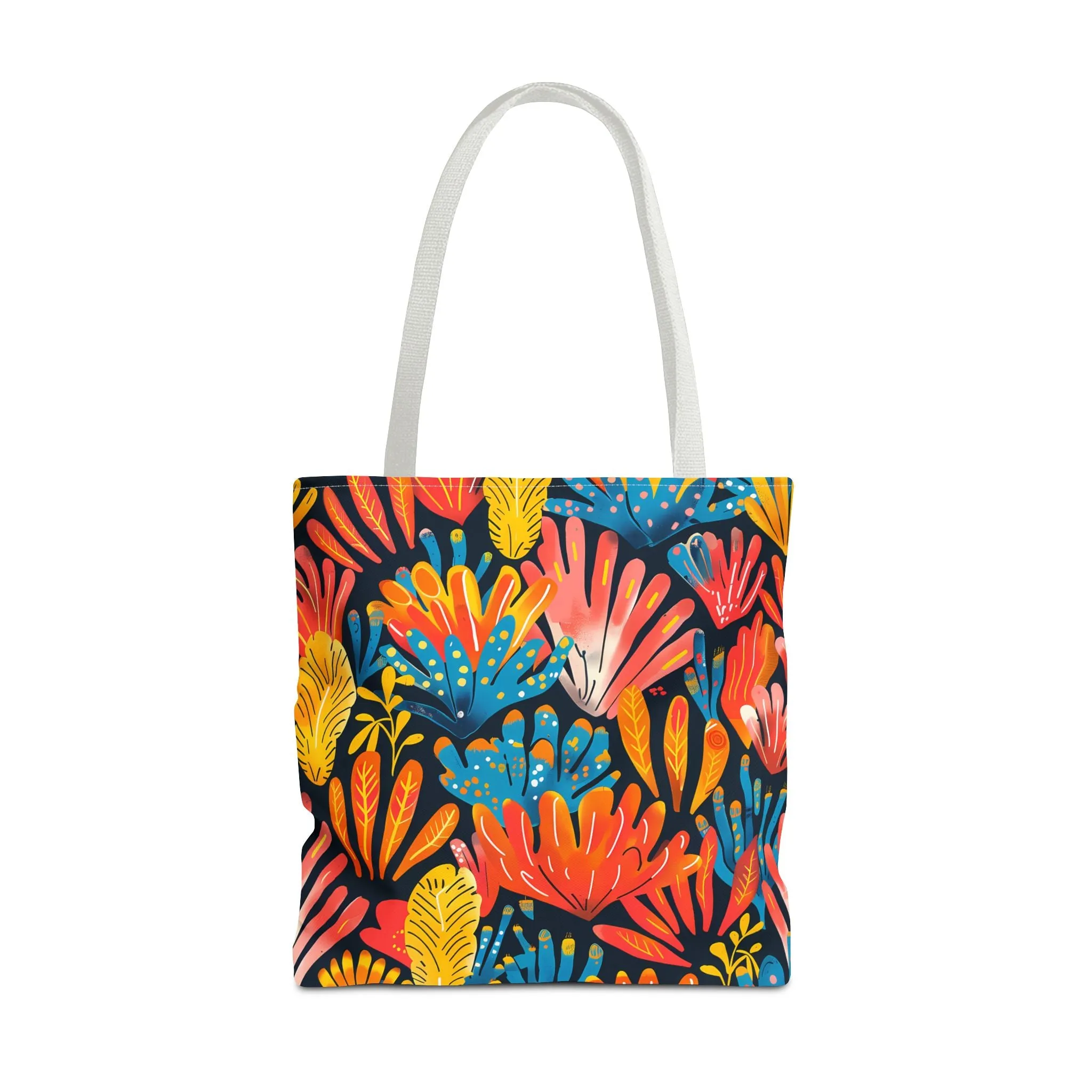 Coral Plume Tote Bag - Carry a Splash of Whimsy with Coral Plume! Available in 3 sizes.