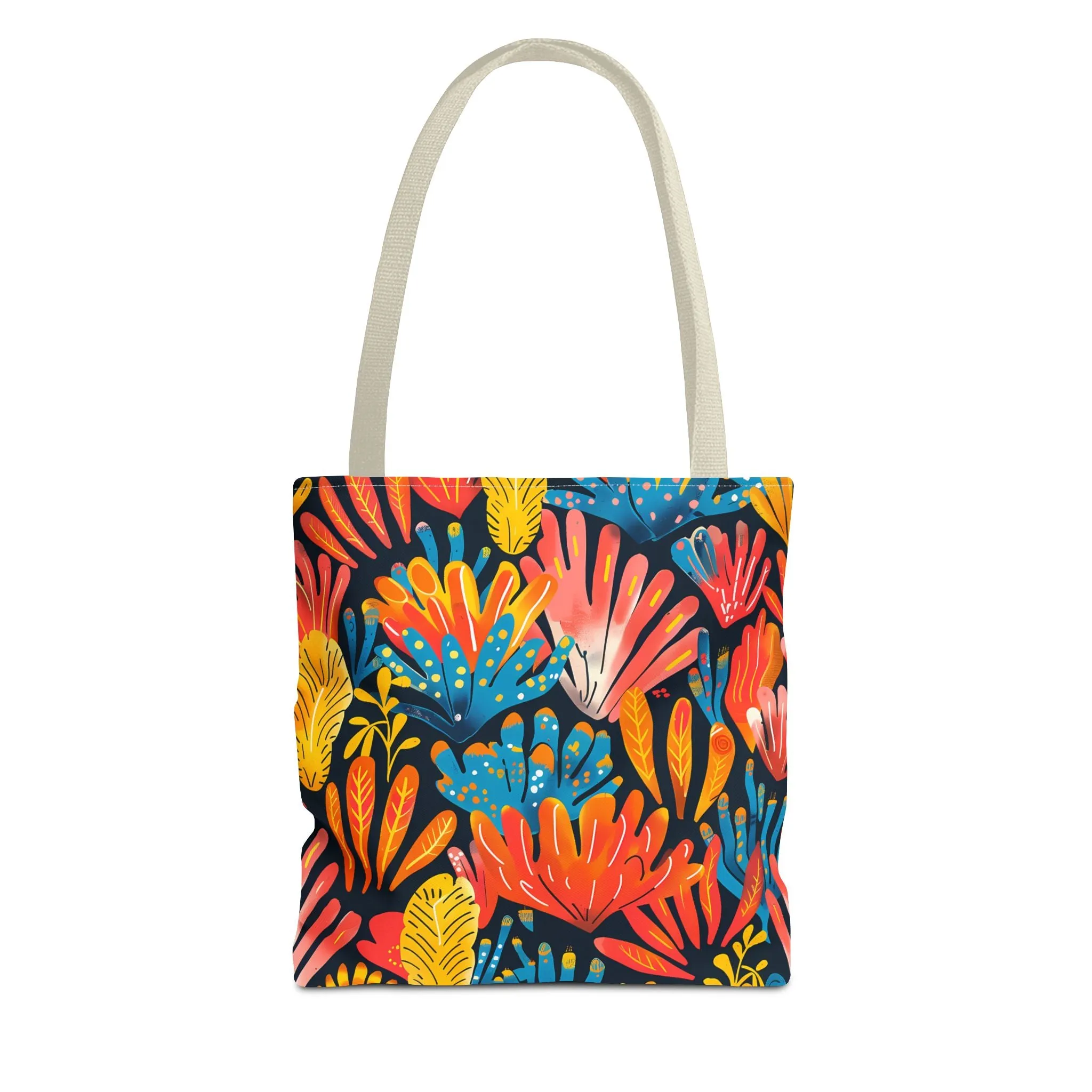 Coral Plume Tote Bag - Carry a Splash of Whimsy with Coral Plume! Available in 3 sizes.