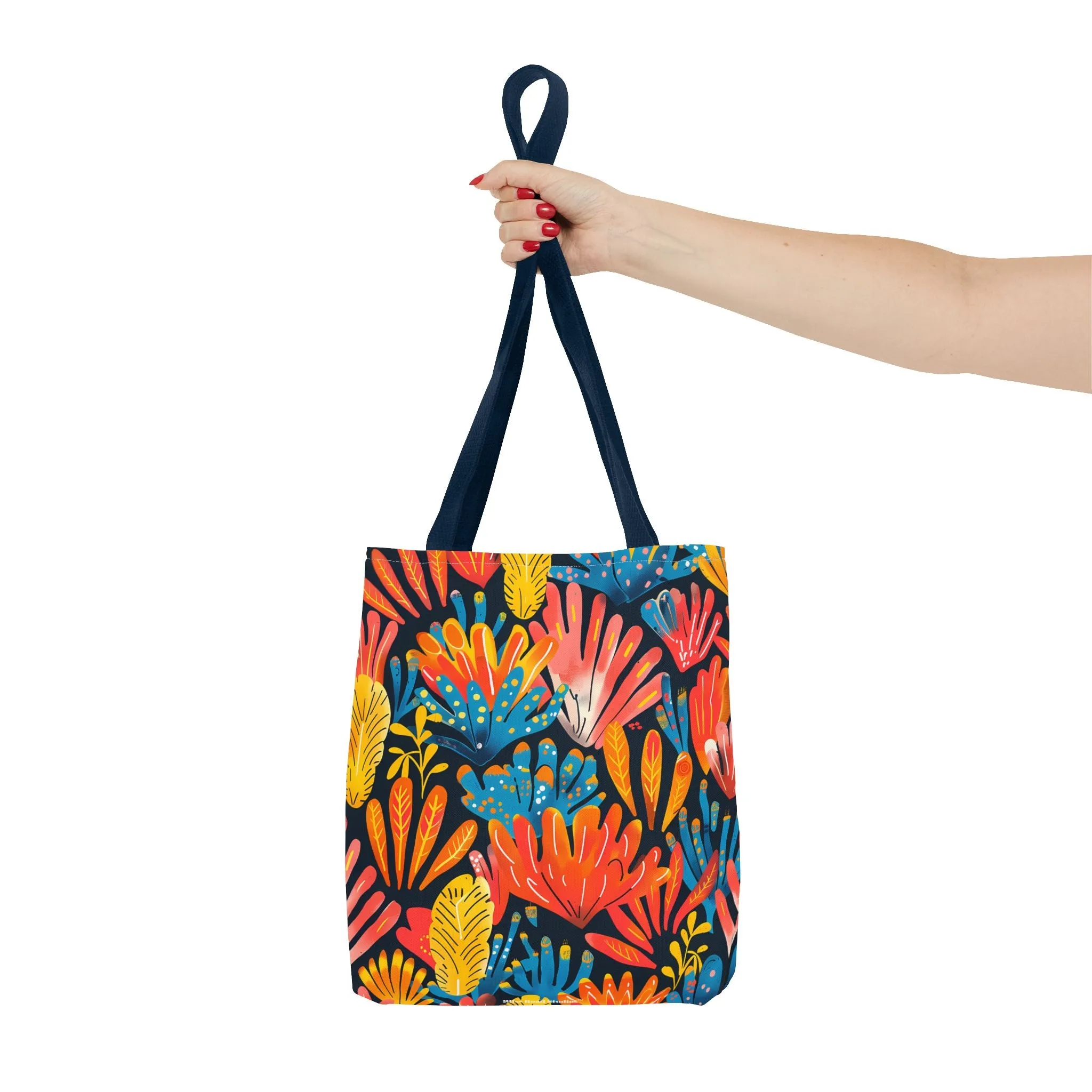 Coral Plume Tote Bag - Carry a Splash of Whimsy with Coral Plume! Available in 3 sizes.