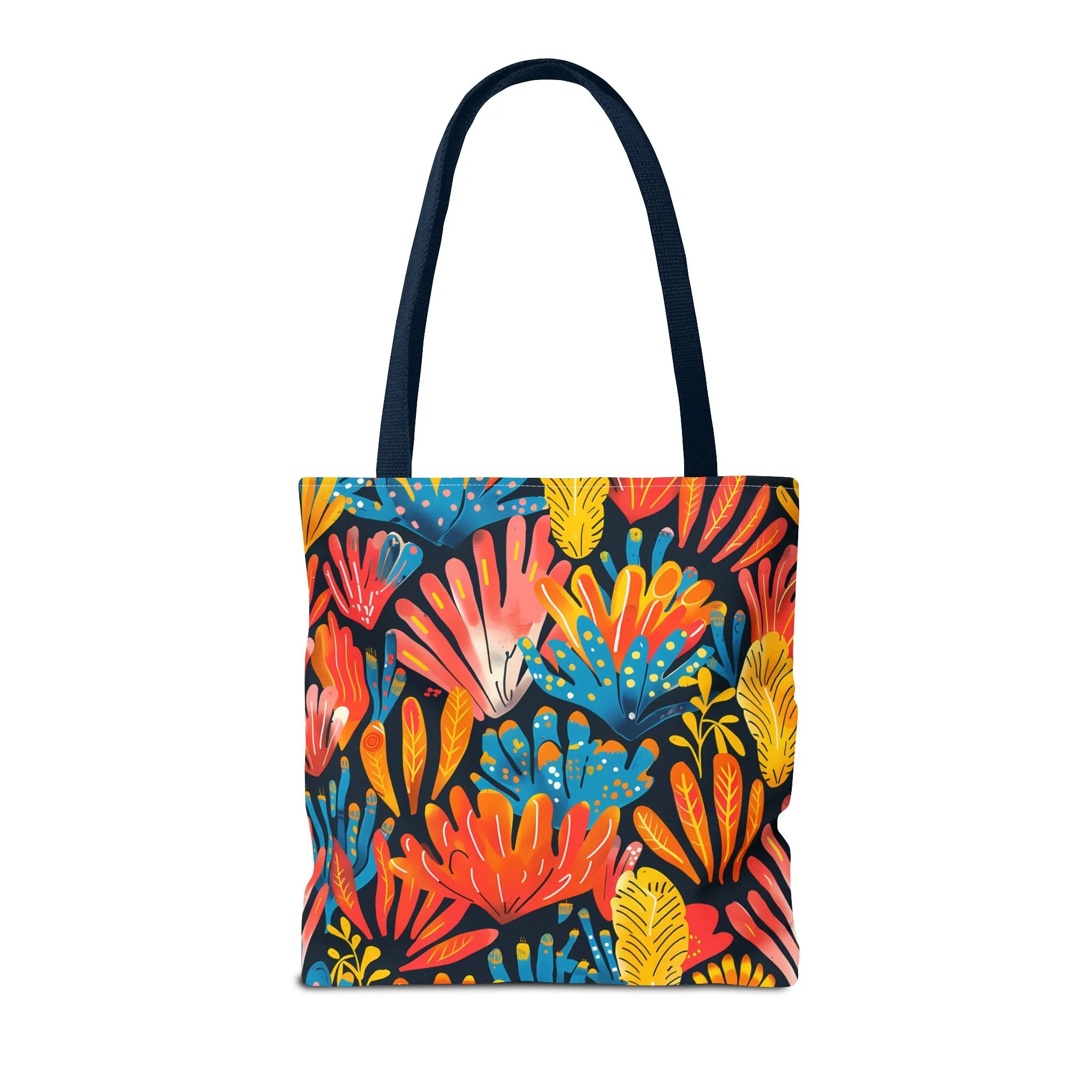 Coral Plume Tote Bag - Carry a Splash of Whimsy with Coral Plume! Available in 3 sizes.