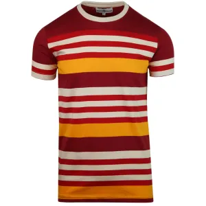 Cosmo Stripe Shirt in Russet