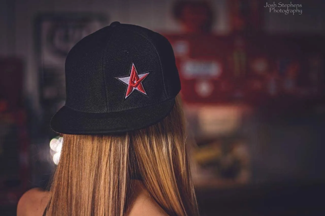 Crash Addict Snapback Black