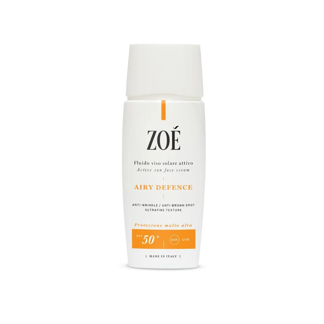 Crema Viso Solare Spf50 Airy Defence Zoé Cosmetics