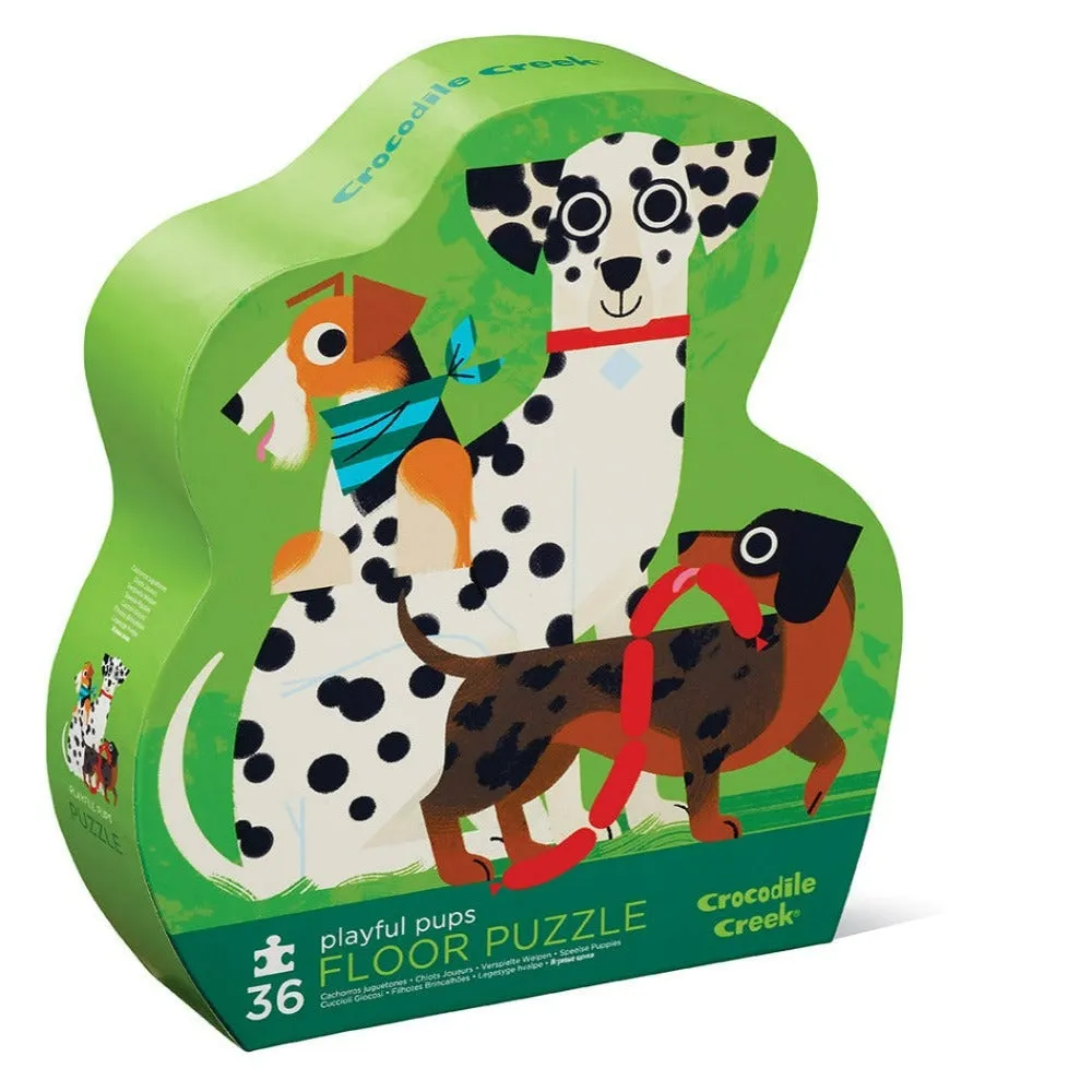 Crocodile Creek 36-Piece Floor Puzzle (Playful Pups)