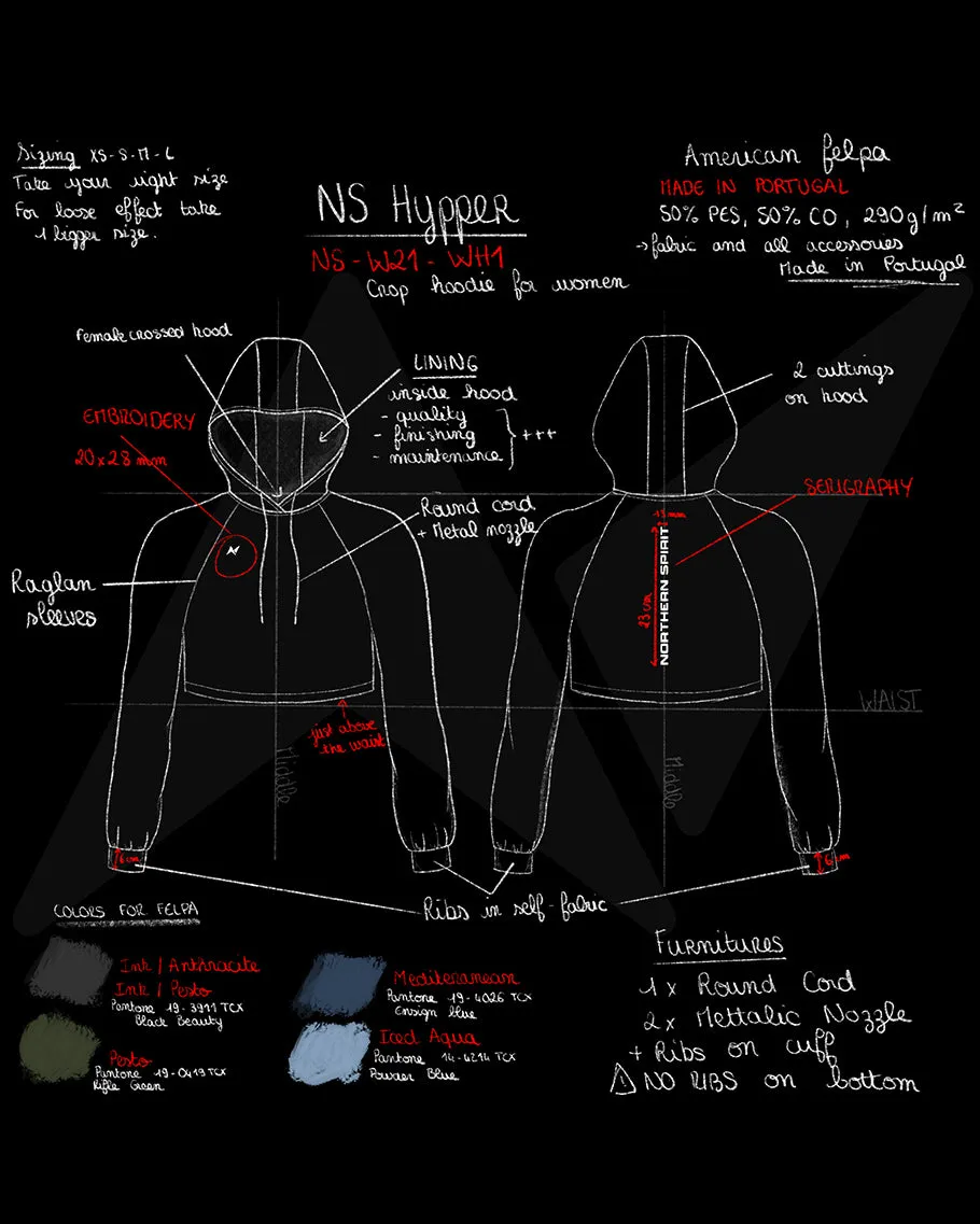 Crop Hoodie - NS Hypper