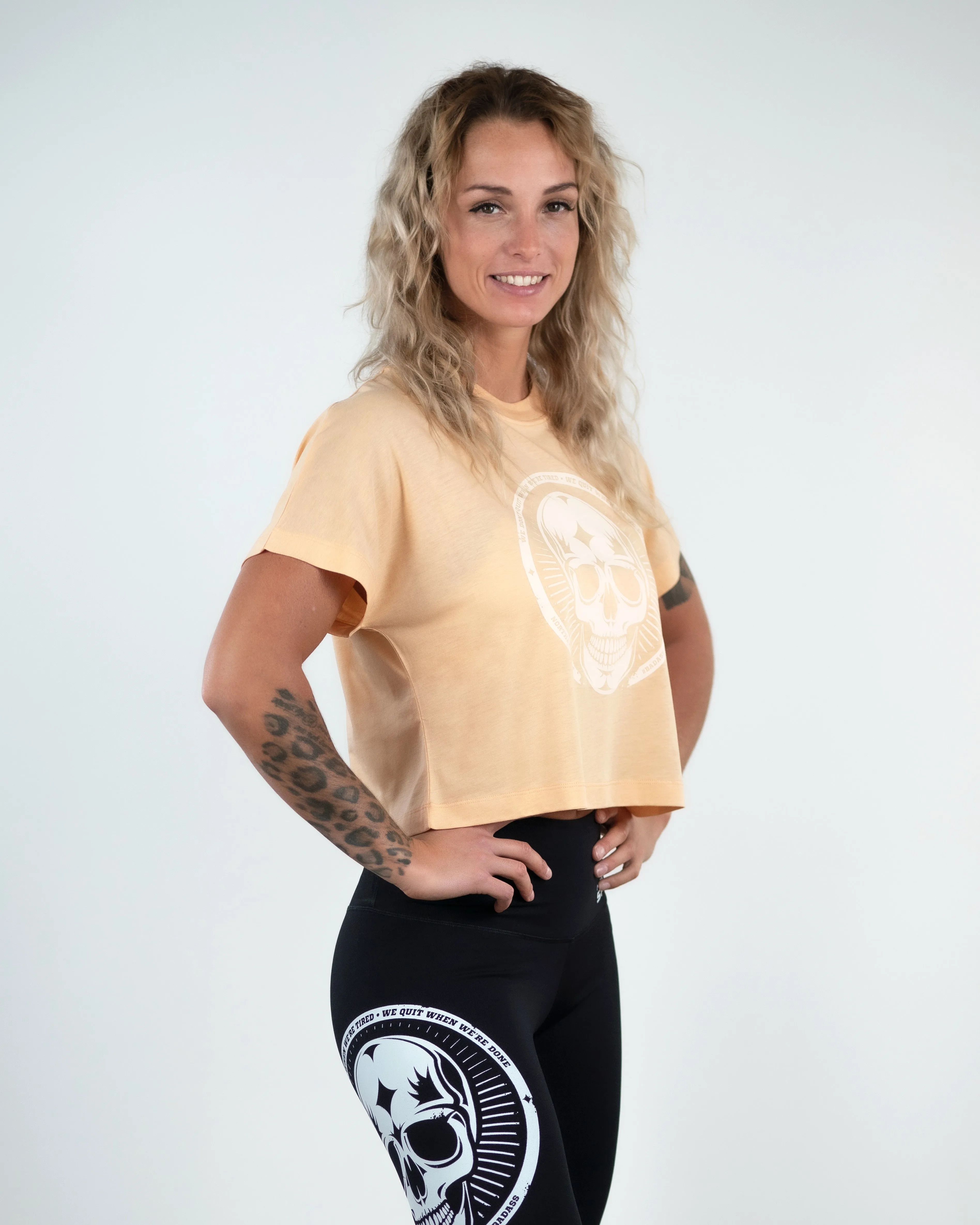 Crop Tee - NS Wings Skull 2.0