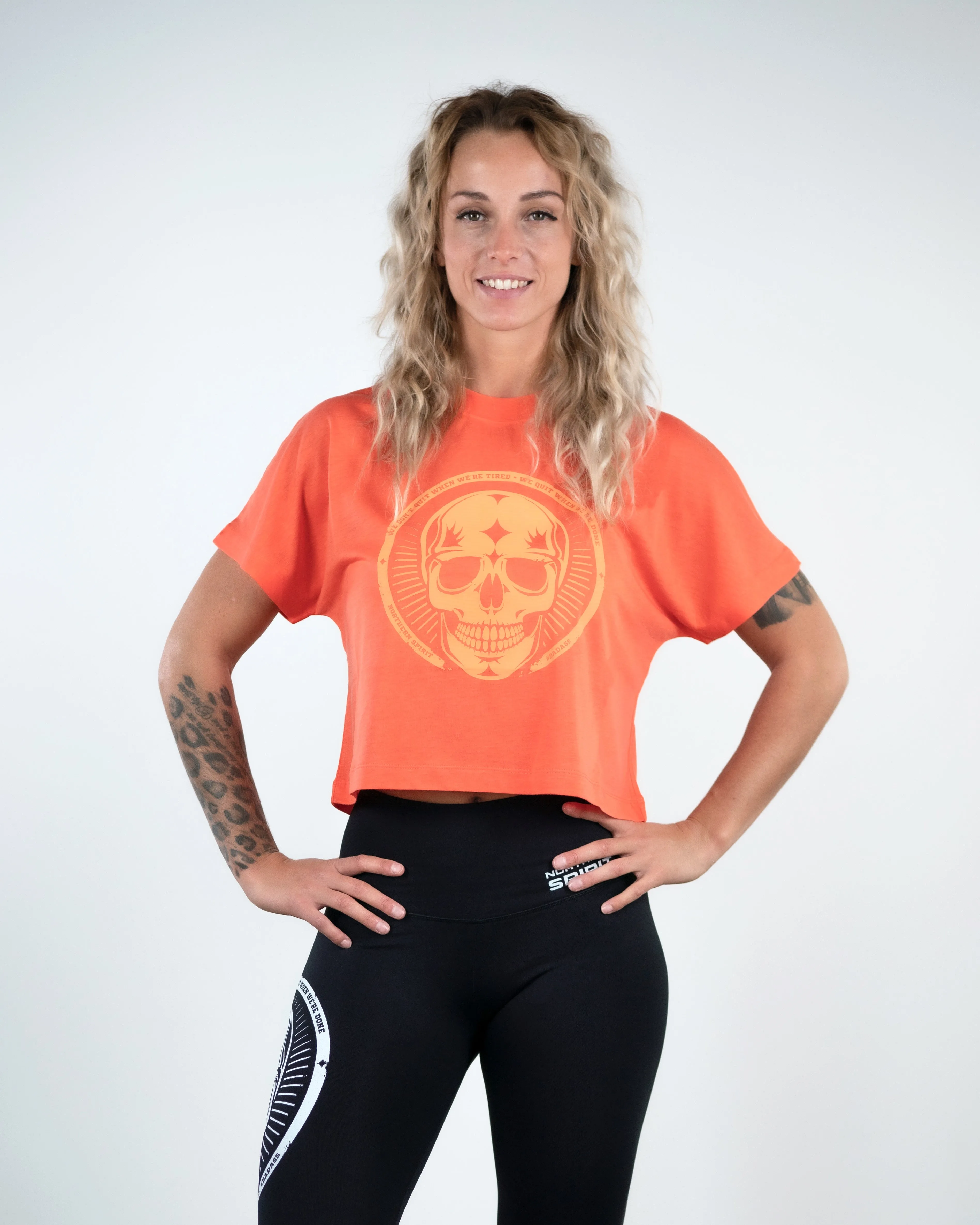 Crop Tee - NS Wings Skull 2.0
