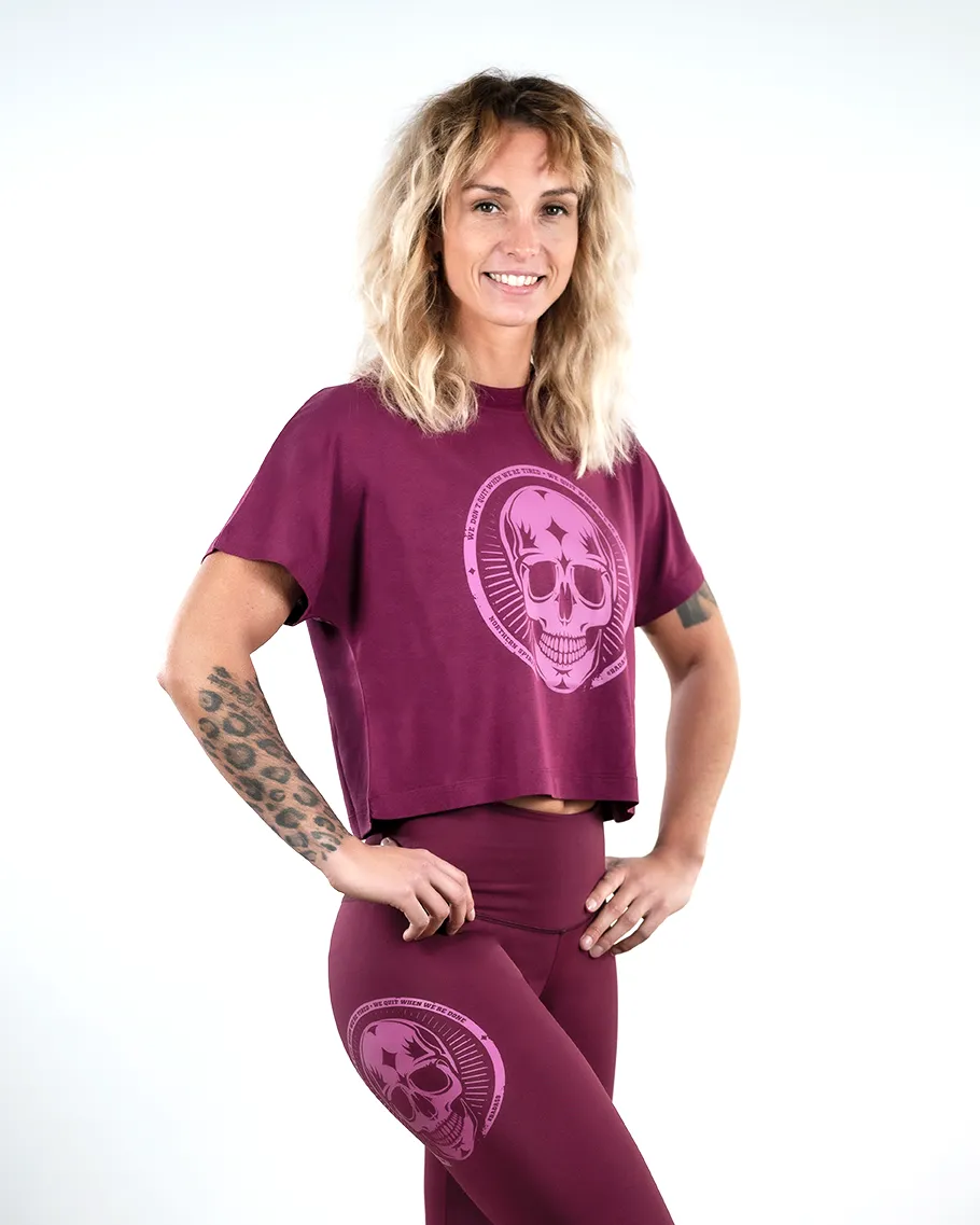 Crop Tee - NS Wings Skull 2.0