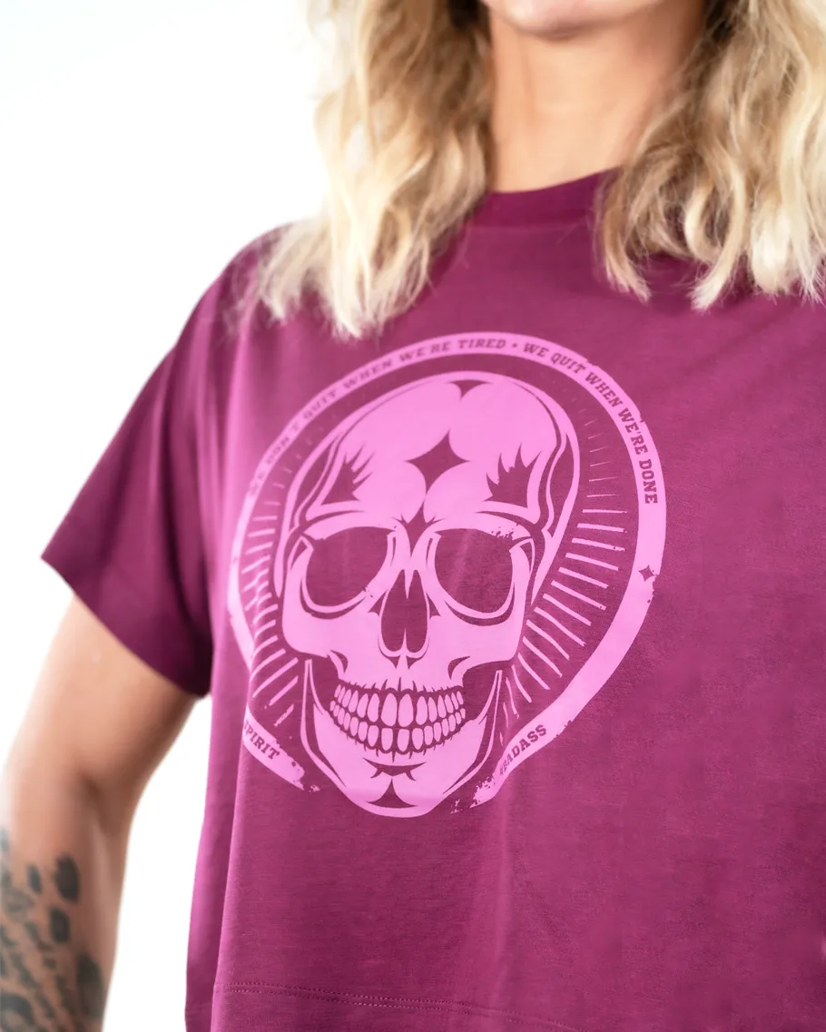 Crop Tee - NS Wings Skull 2.0