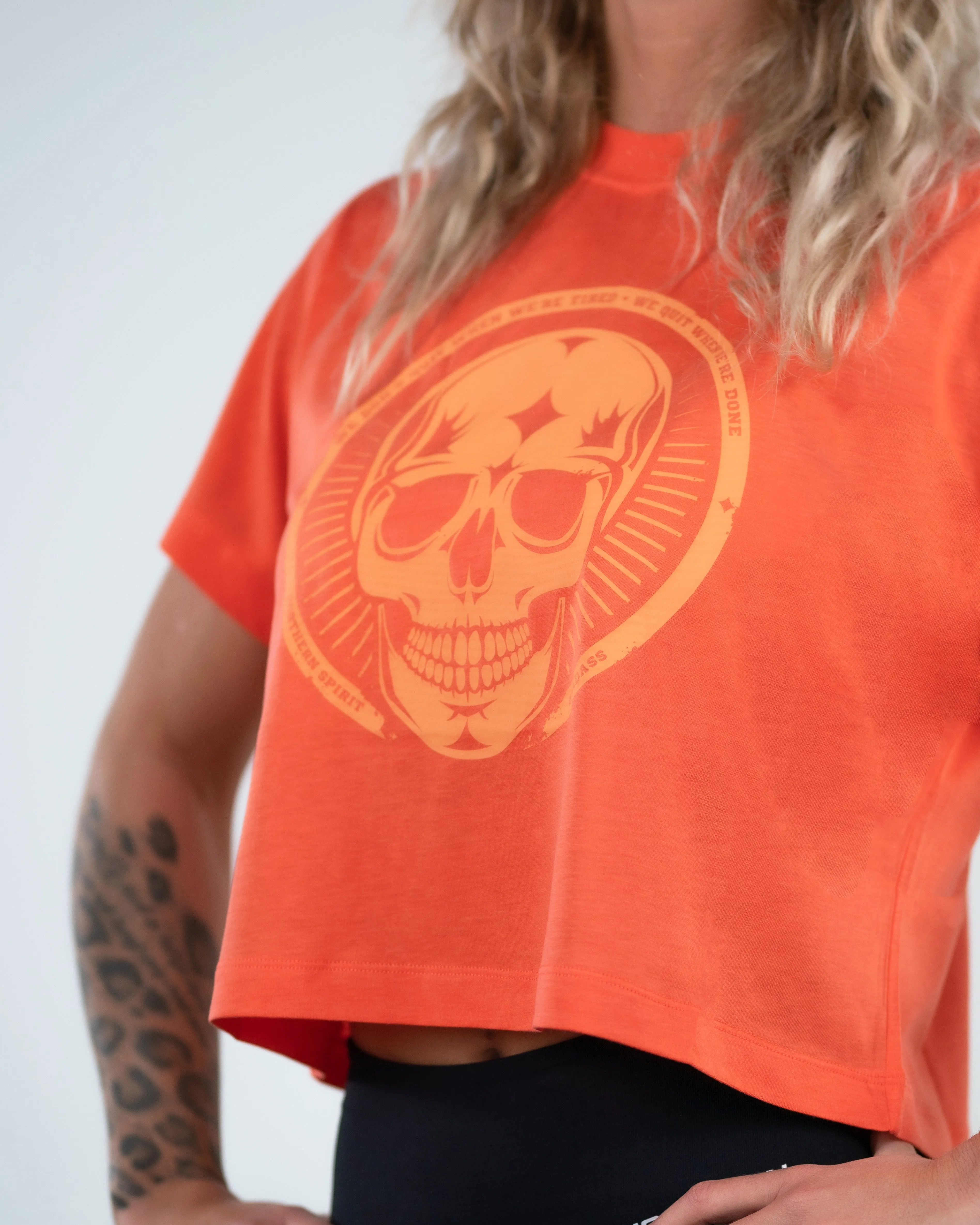 Crop Tee - NS Wings Skull 2.0
