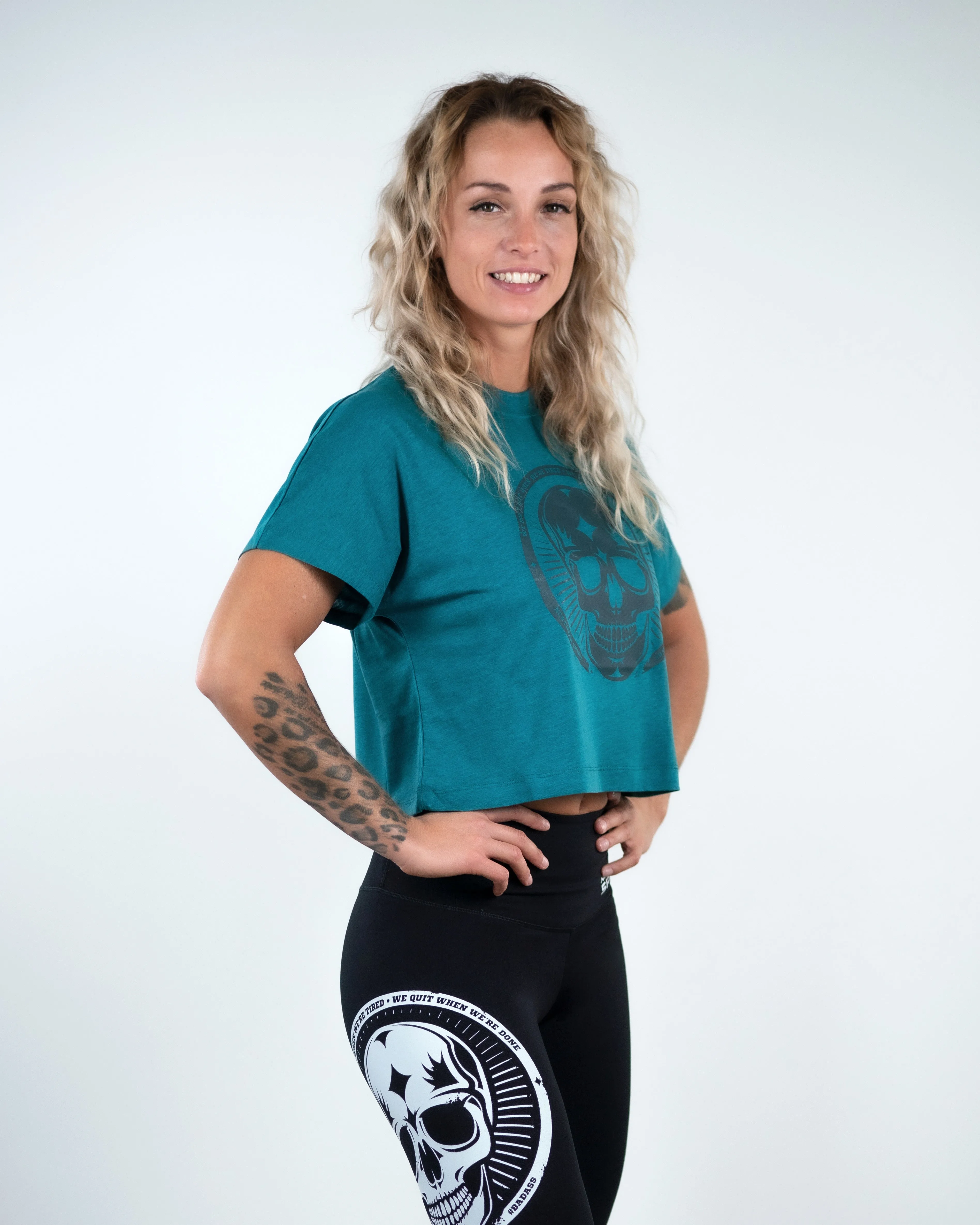 Crop Tee - NS Wings Skull 2.0