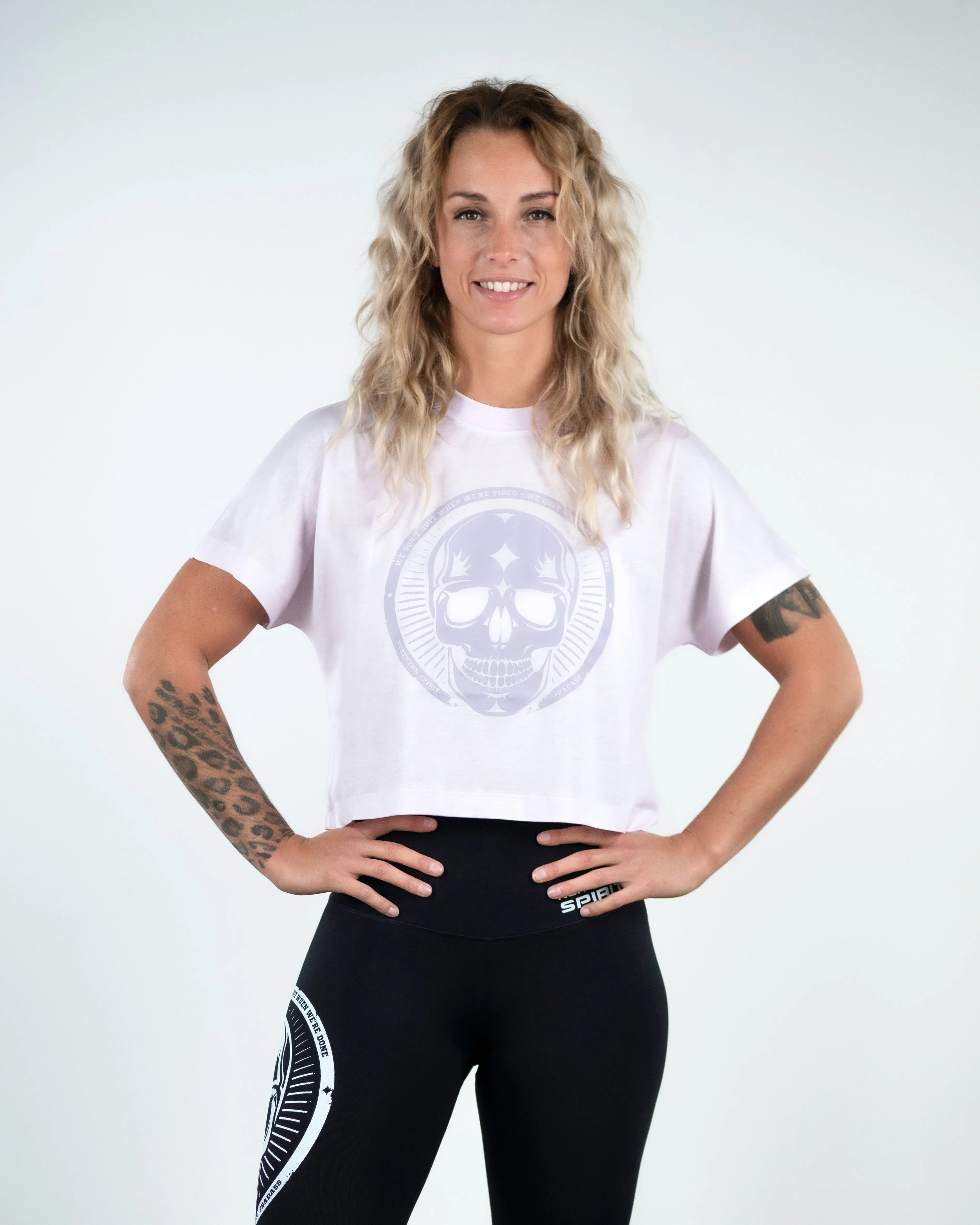 Crop Tee - NS Wings Skull 2.0