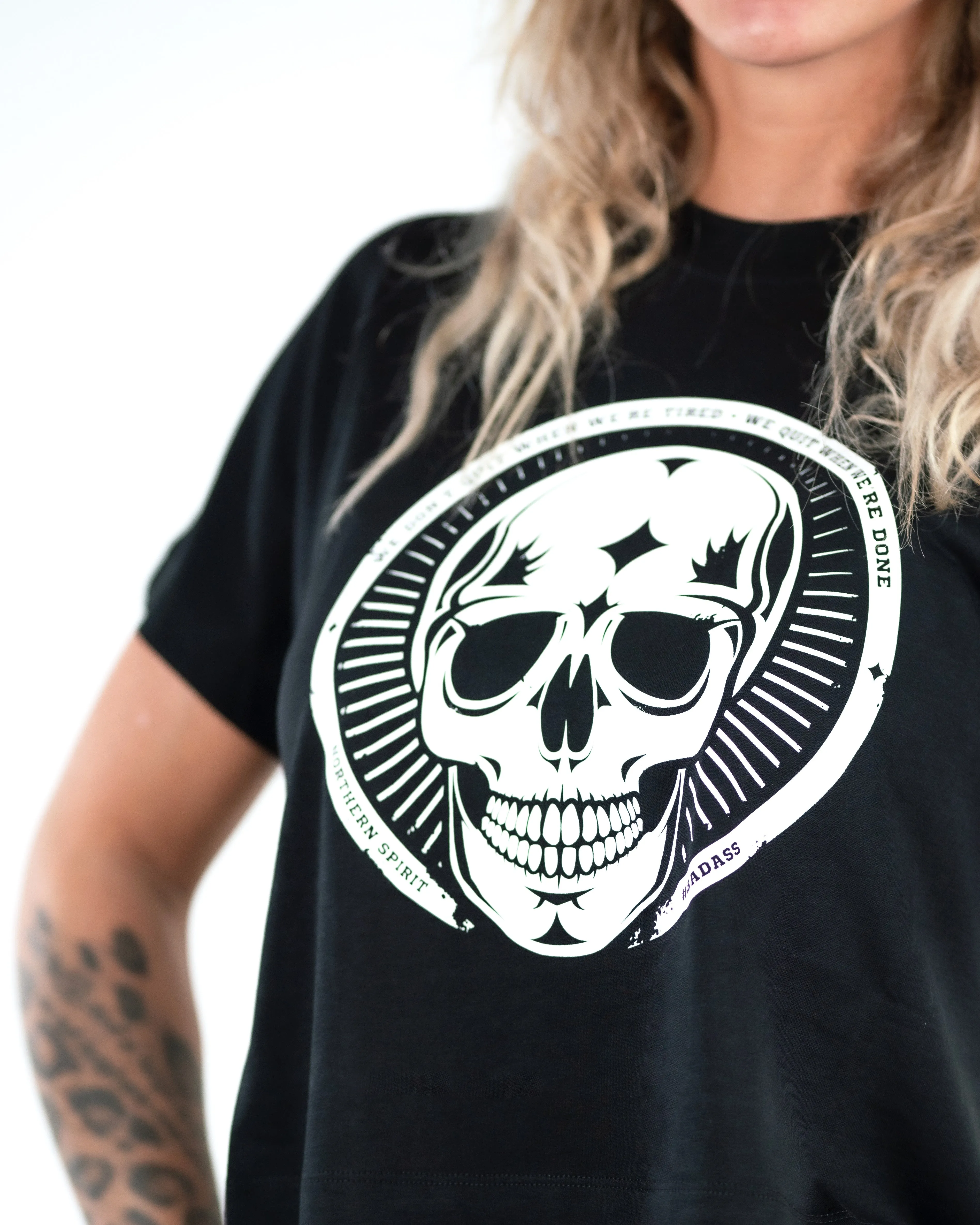 Crop Tee - NS Wings Skull 2.0