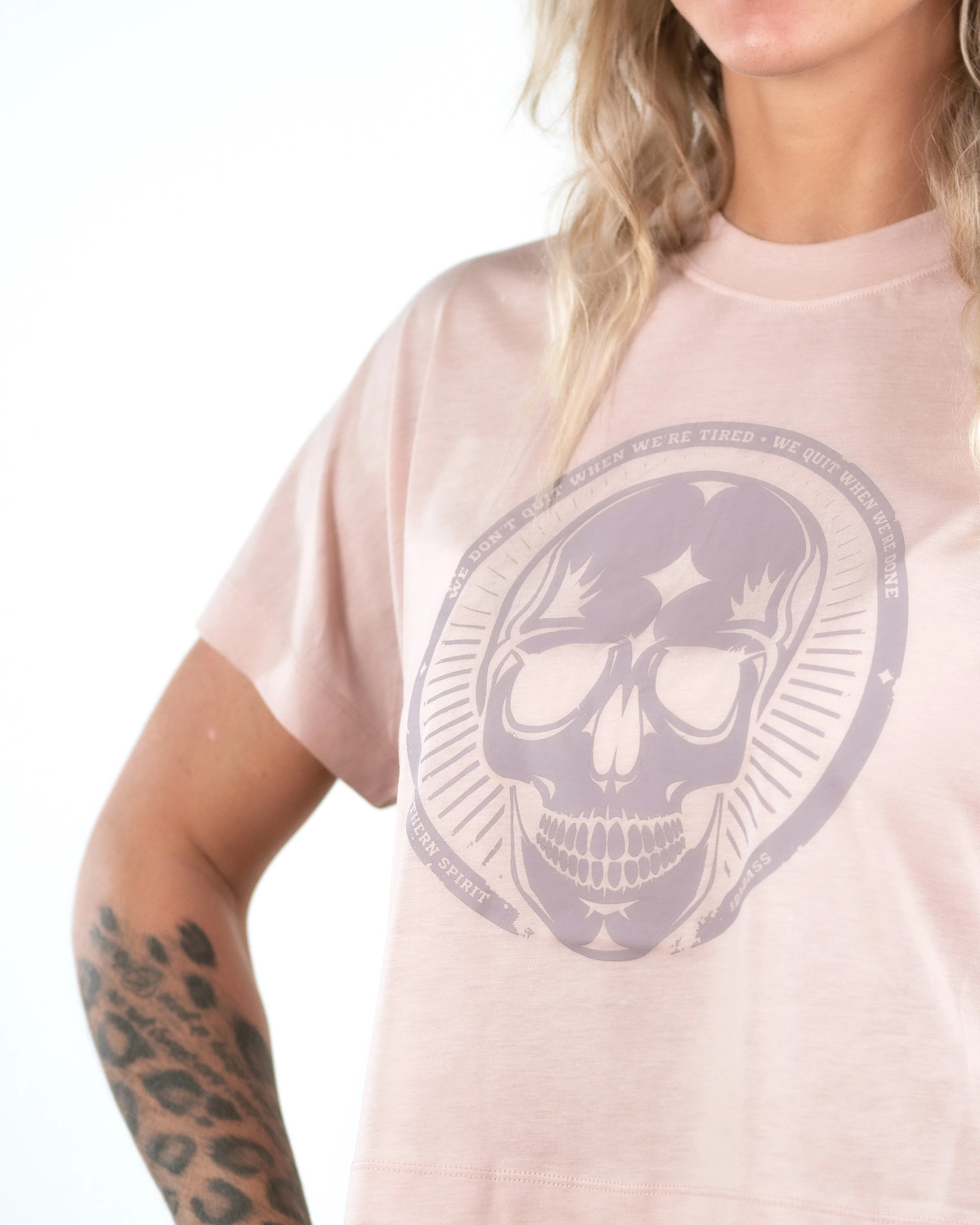 Crop Tee - NS Wings Skull 2.0