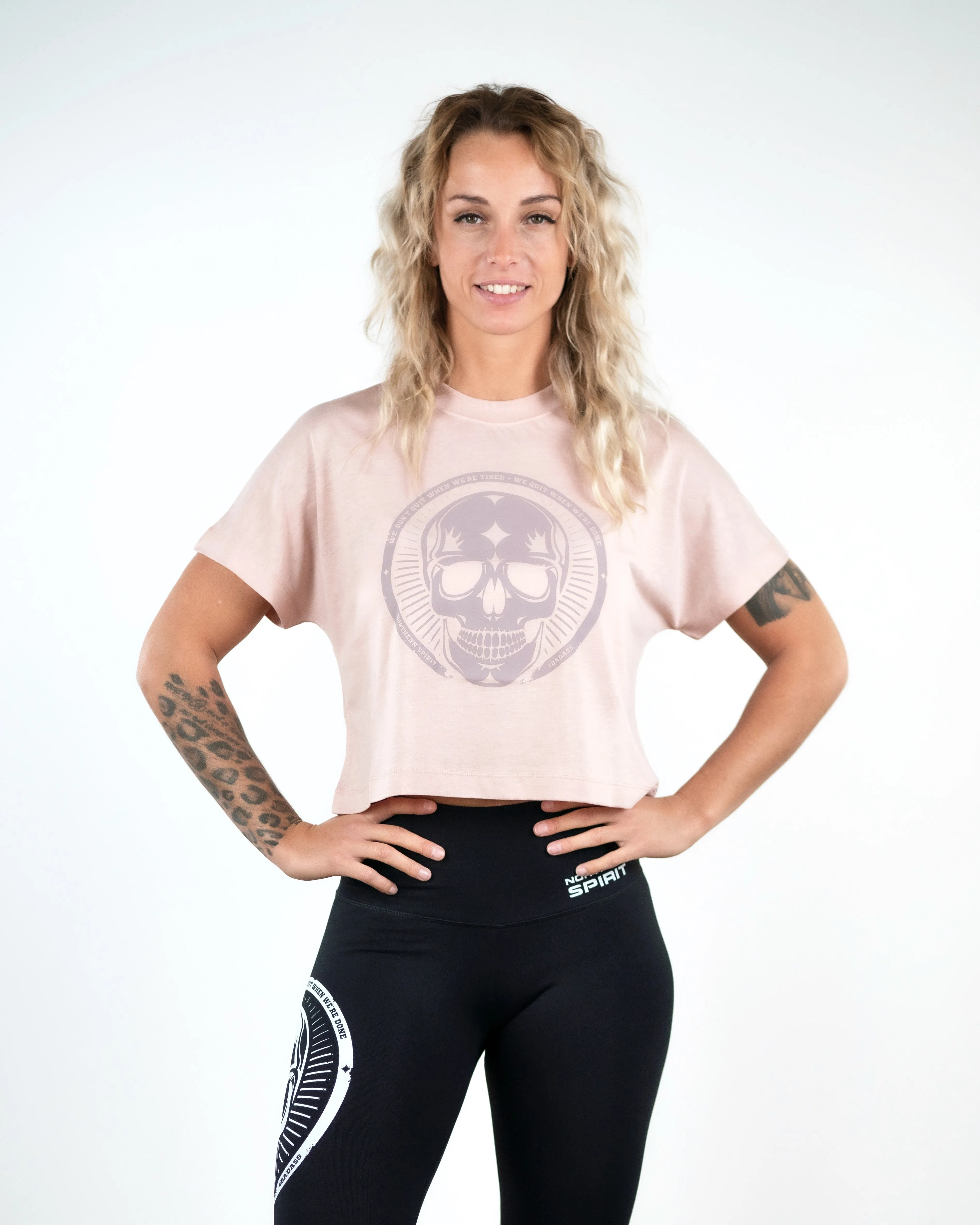 Crop Tee - NS Wings Skull 2.0