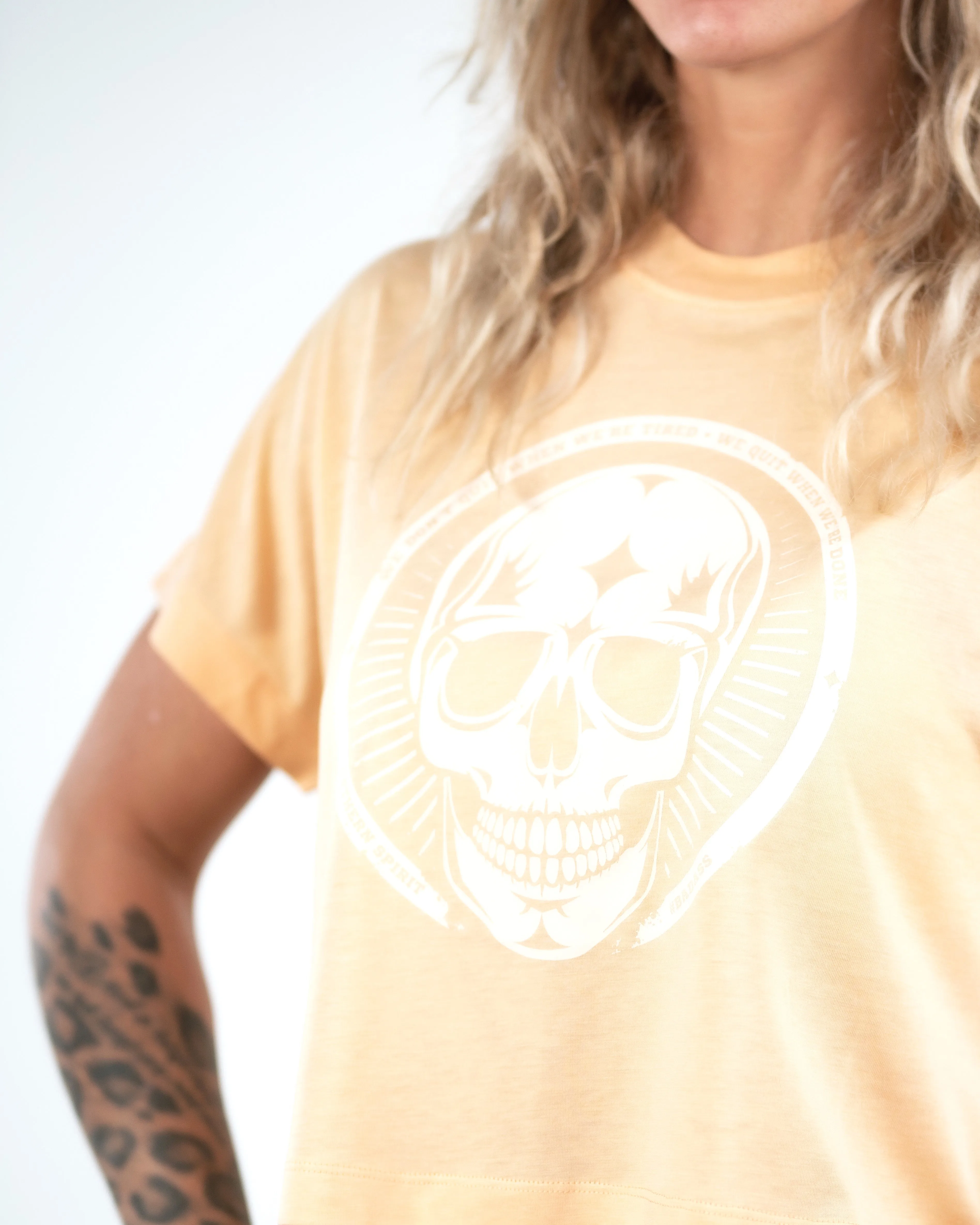 Crop Tee - NS Wings Skull 2.0