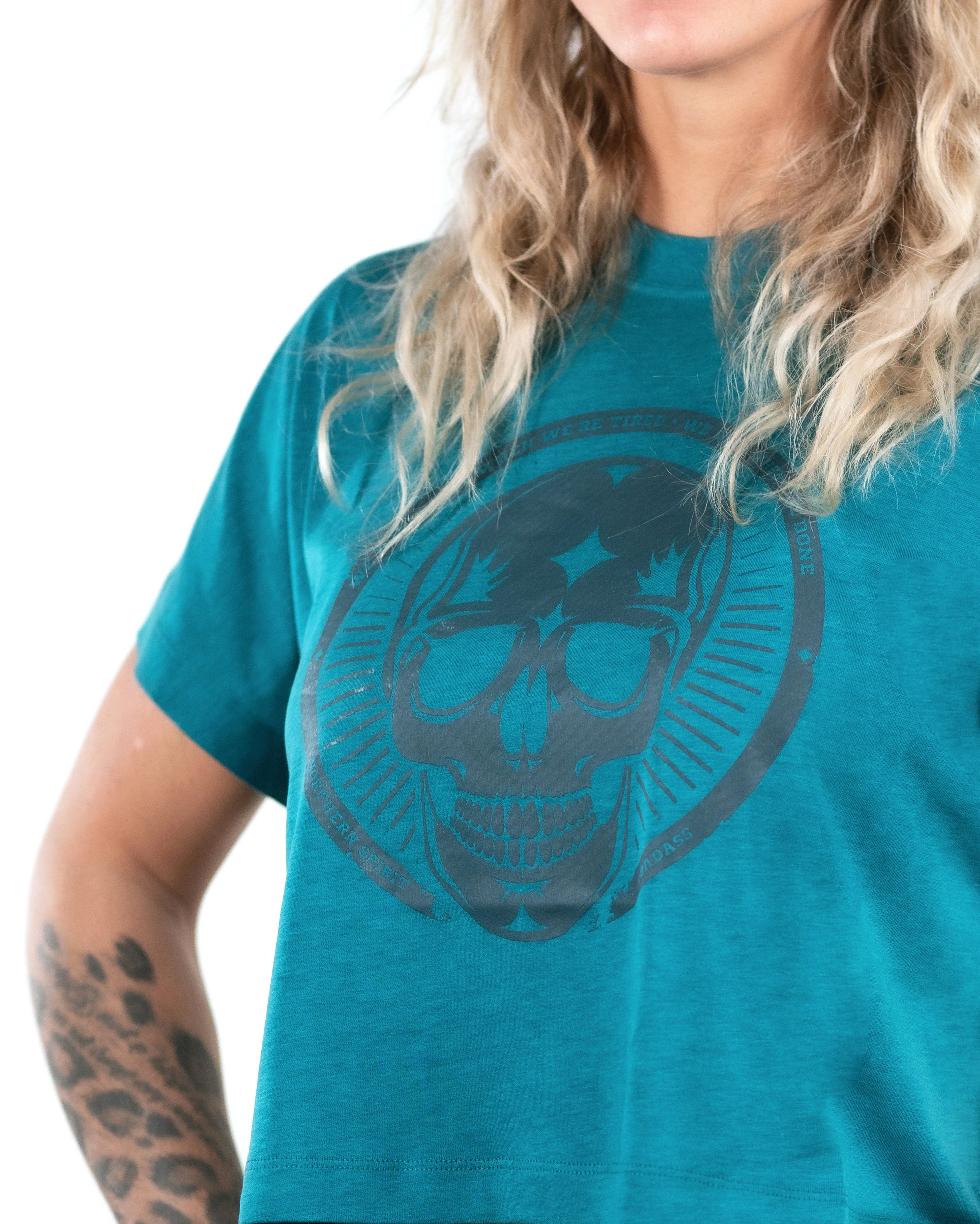 Crop Tee - NS Wings Skull 2.0