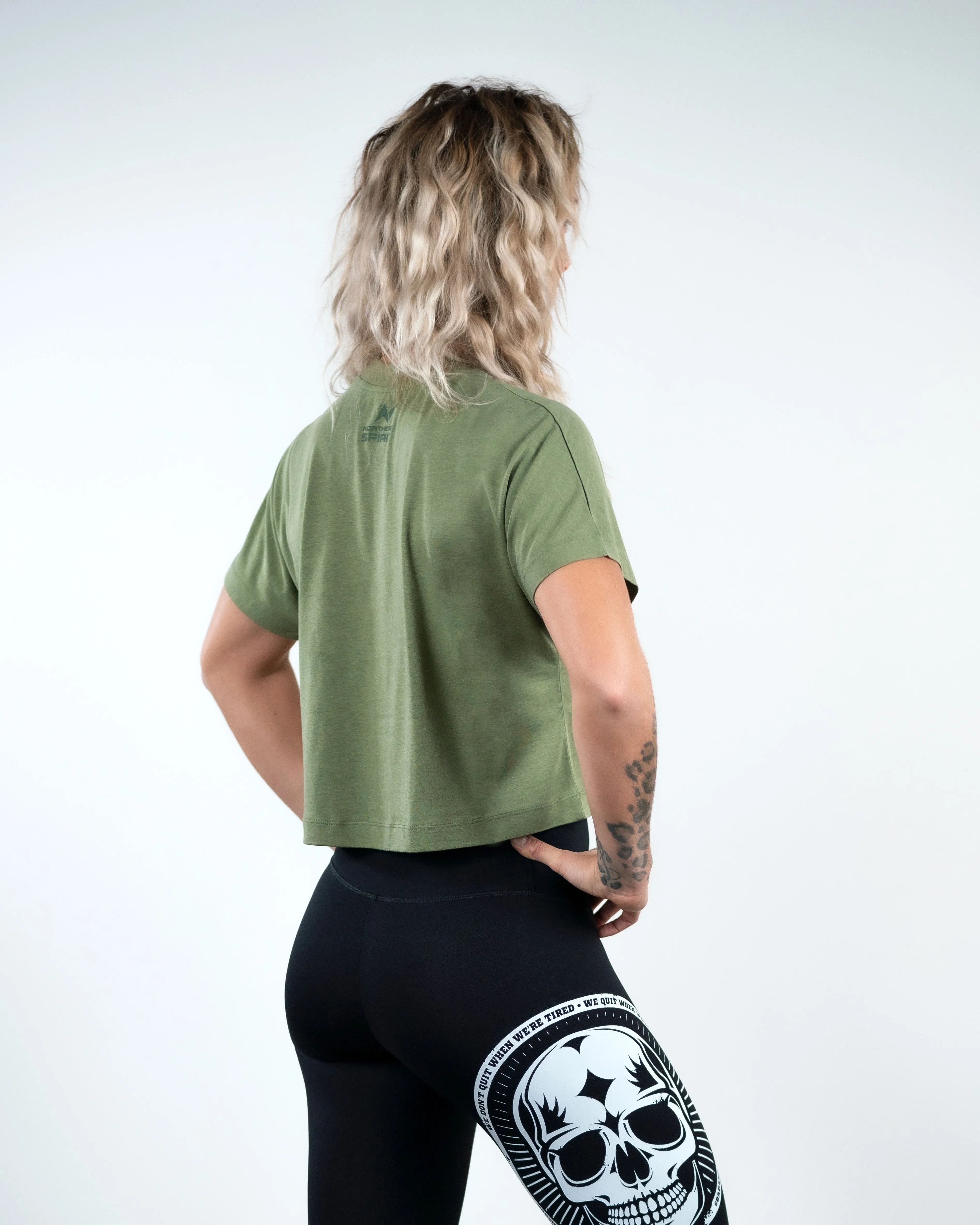 Crop Tee - NS Wings Skull 2.0