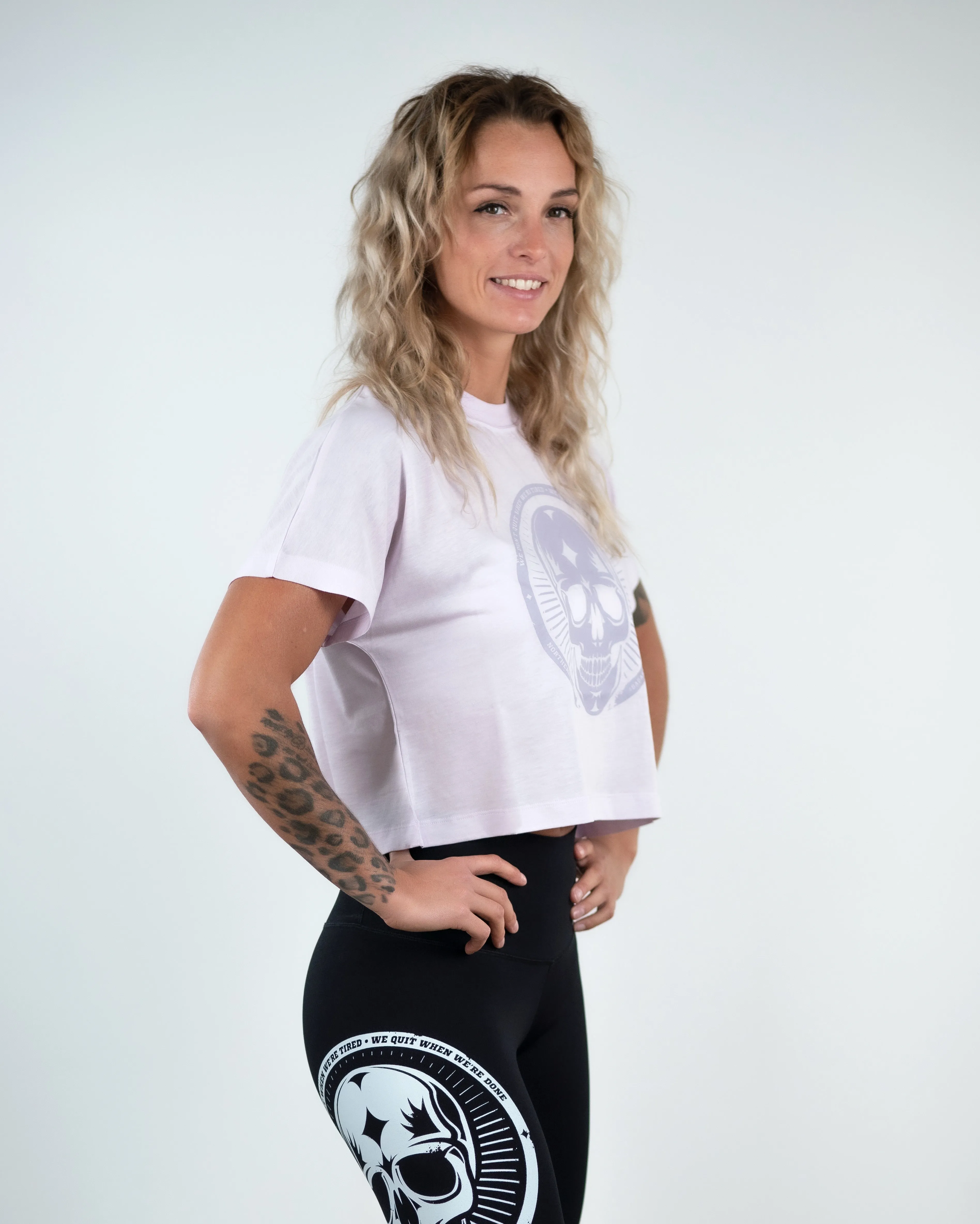 Crop Tee - NS Wings Skull 2.0