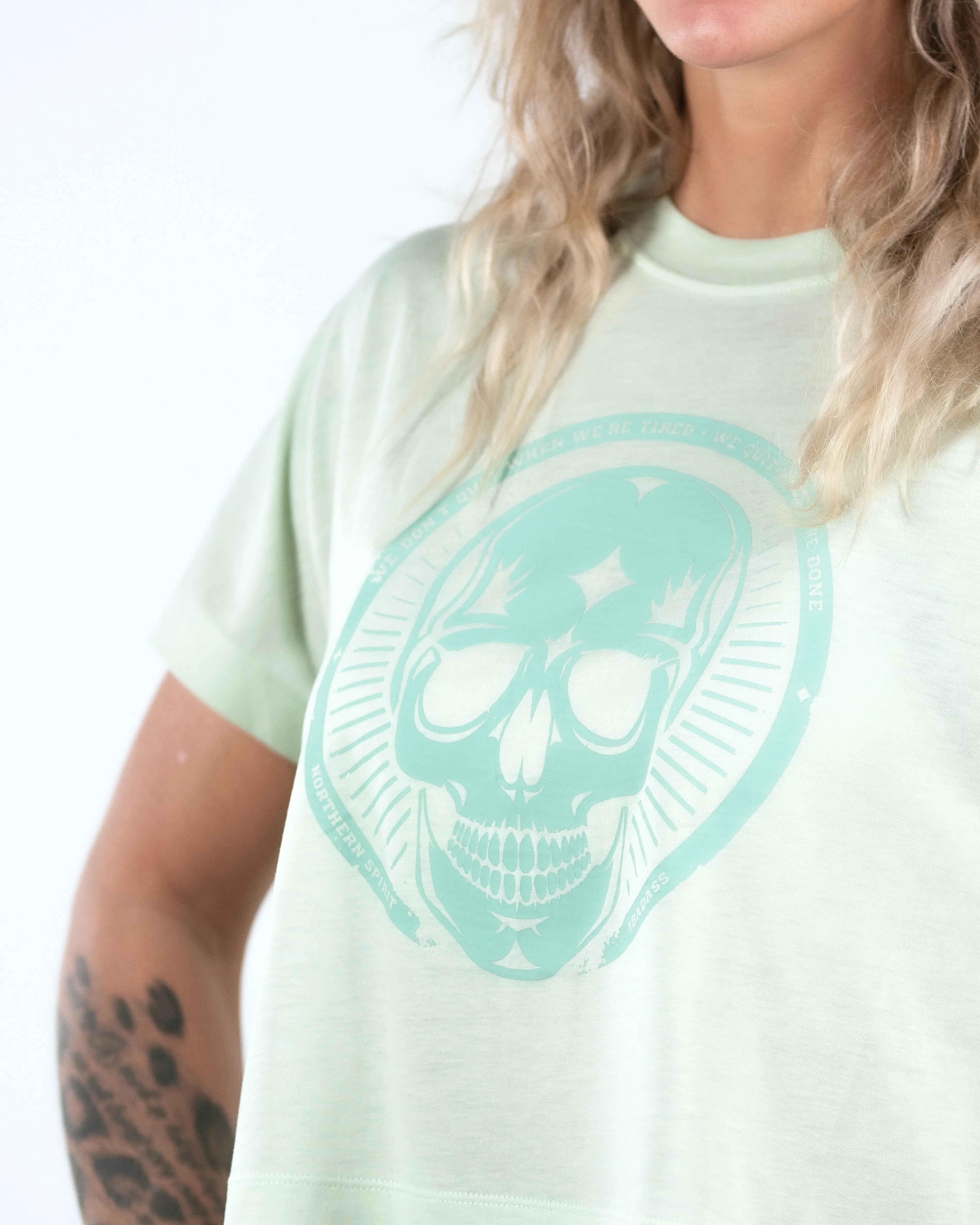 Crop Tee - NS Wings Skull 2.0