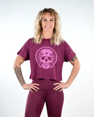 Crop Tee - NS Wings Skull 2.0