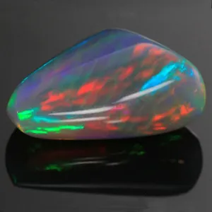 Crystal Semi-Black Welo Opal Gemstone 16.40 Carats