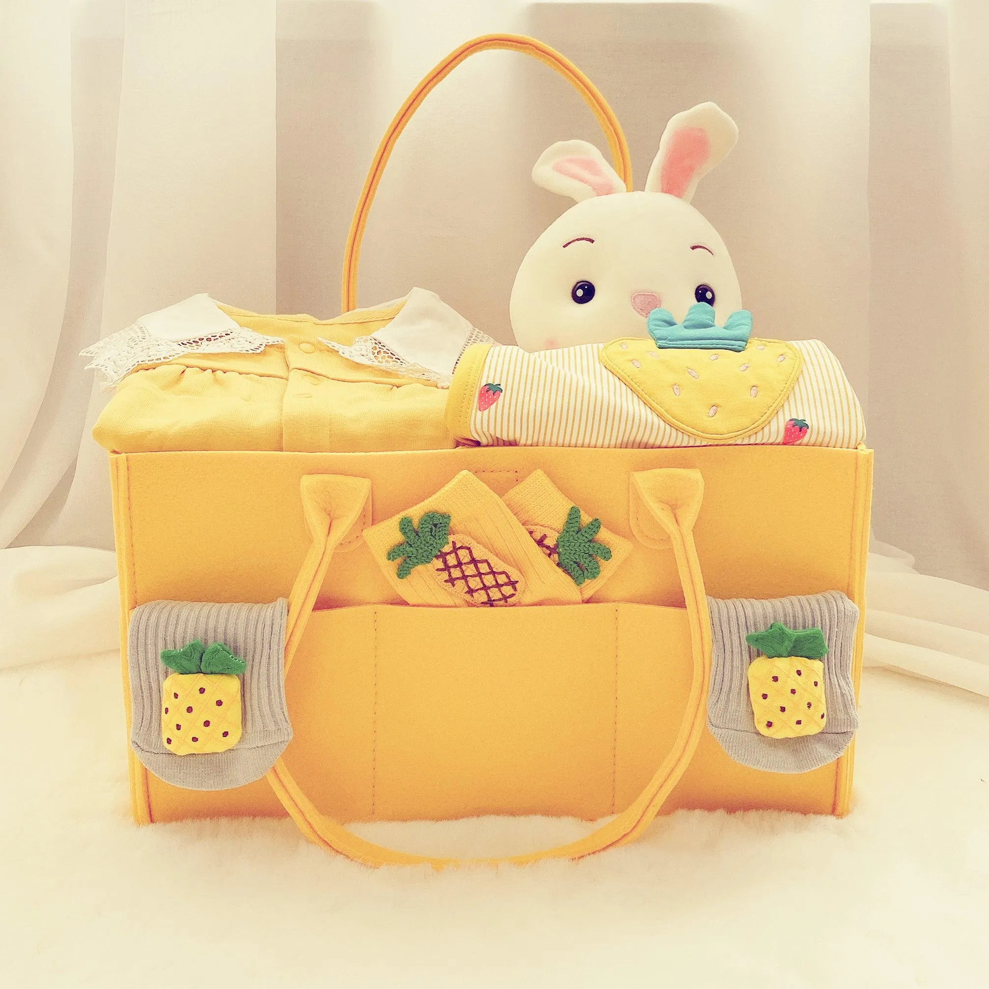 Cute pineapple cloak climbing clothes birthday gift box gift