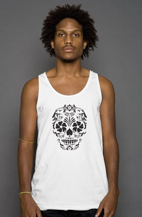 Day of the Dead Skull Unisex Tank