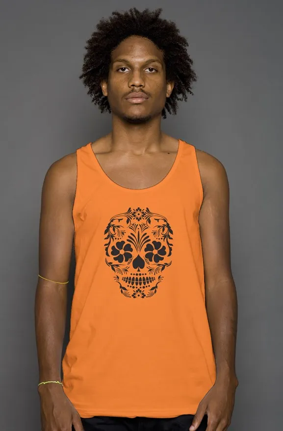 Day of the Dead Skull Unisex Tank