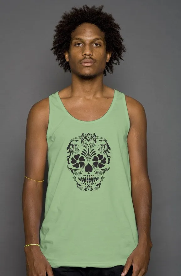 Day of the Dead Skull Unisex Tank