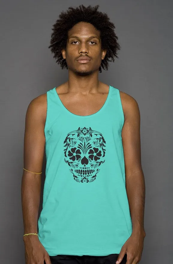 Day of the Dead Skull Unisex Tank
