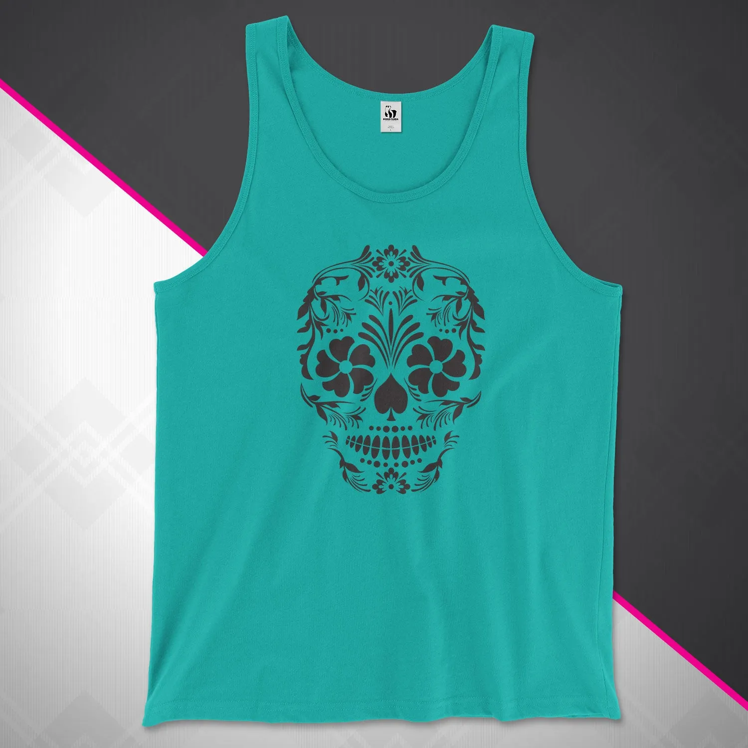 Day of the Dead Skull Unisex Tank