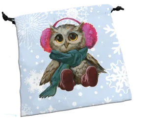 Deluxe Dice Bag Festive Owls