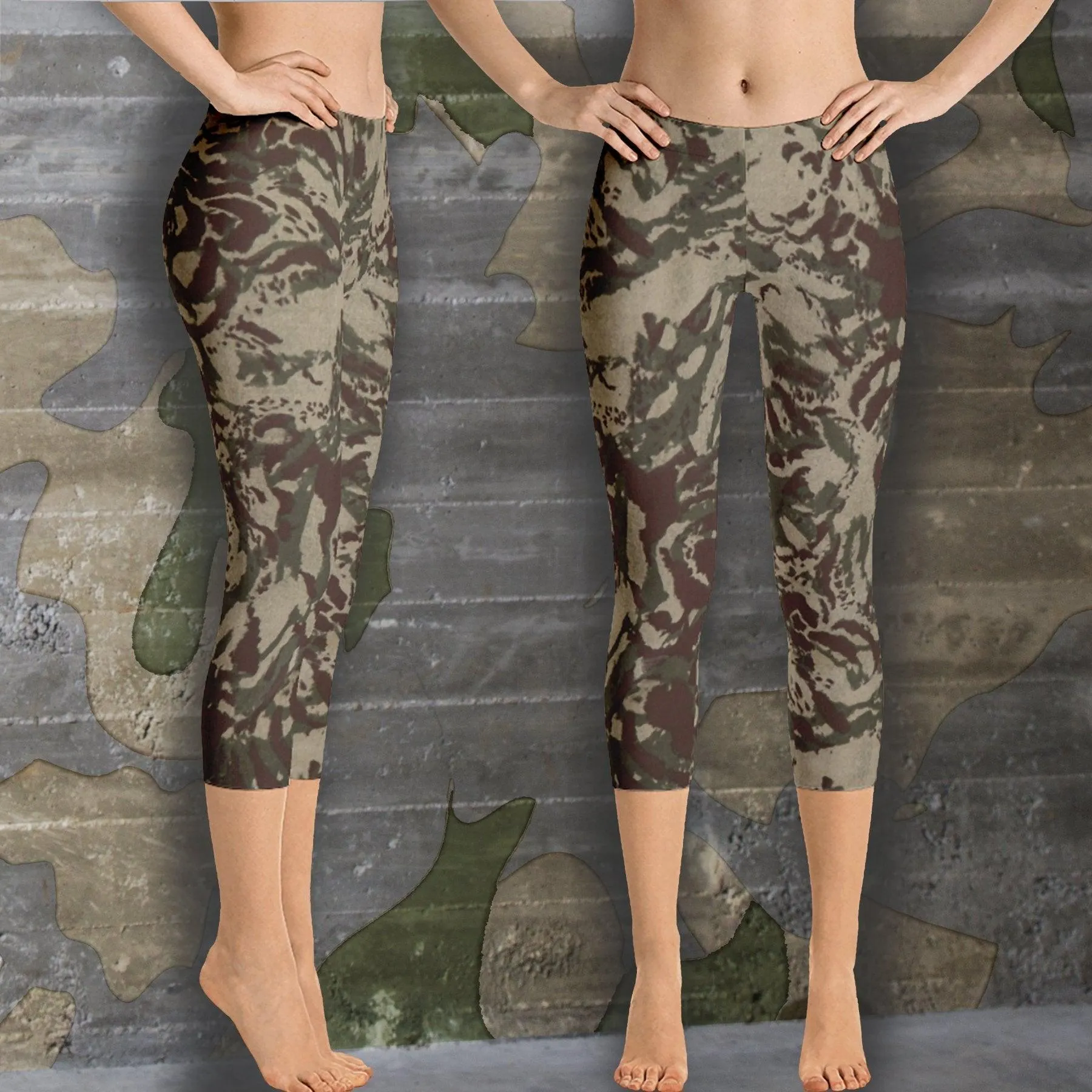 Desert Camo Capri