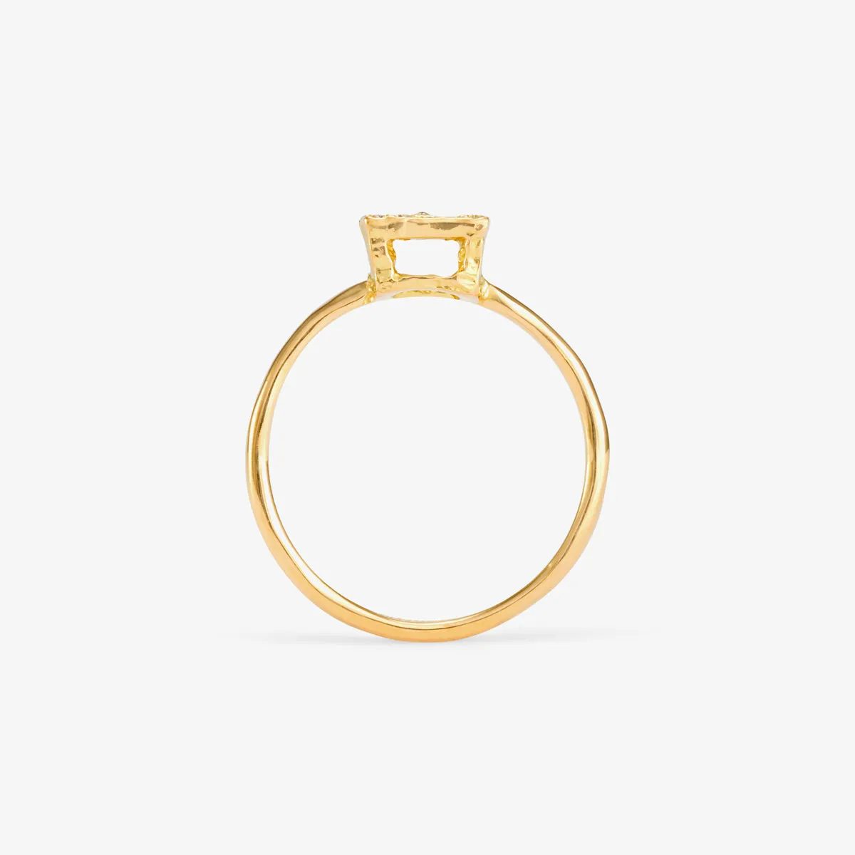 Diamond Box Ring | R0307W