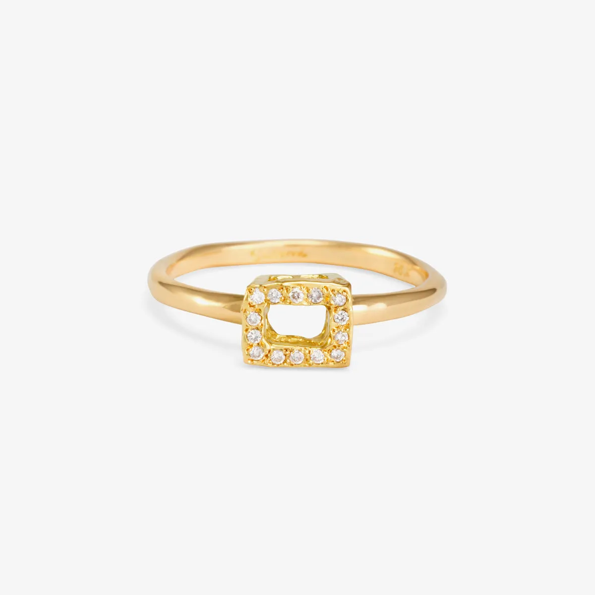 Diamond Box Ring | R0307W