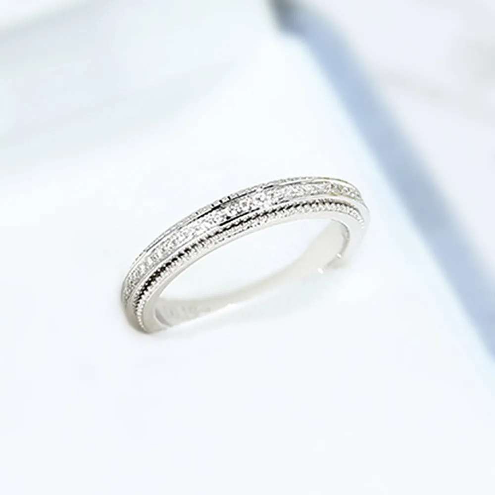 Diamond Full Eternity Spinner Matching Couple Bands