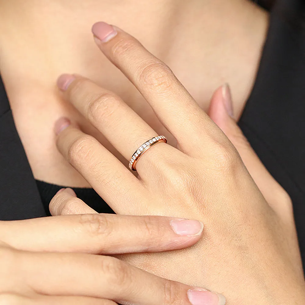 Diamond Full Eternity Spinning Ring