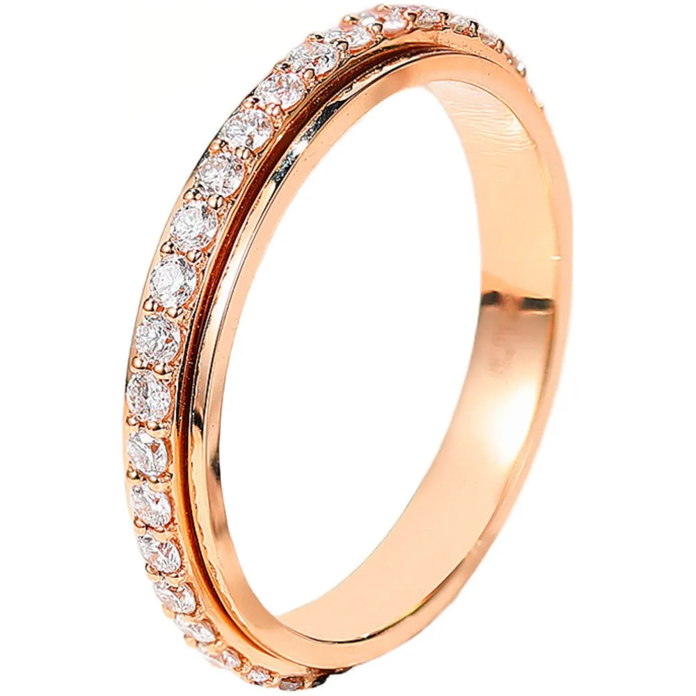 Diamond Full Eternity Spinning Ring