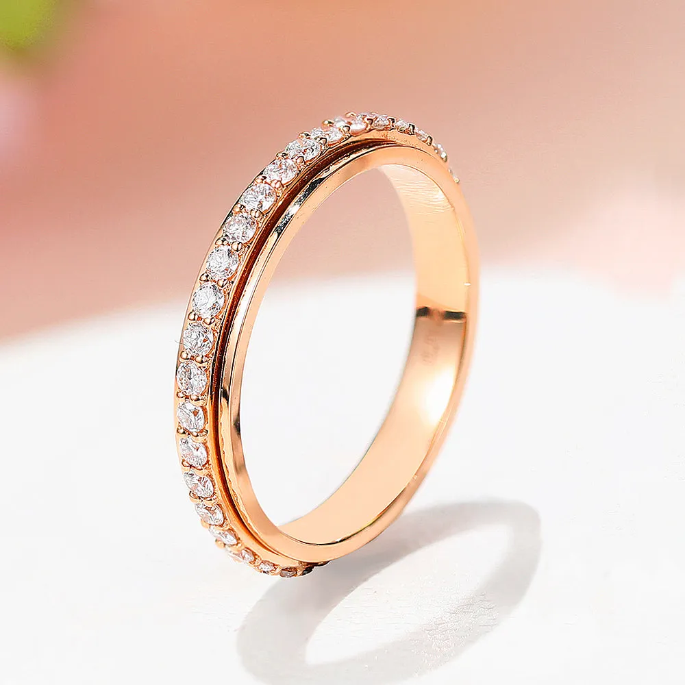 Diamond Full Eternity Spinning Ring