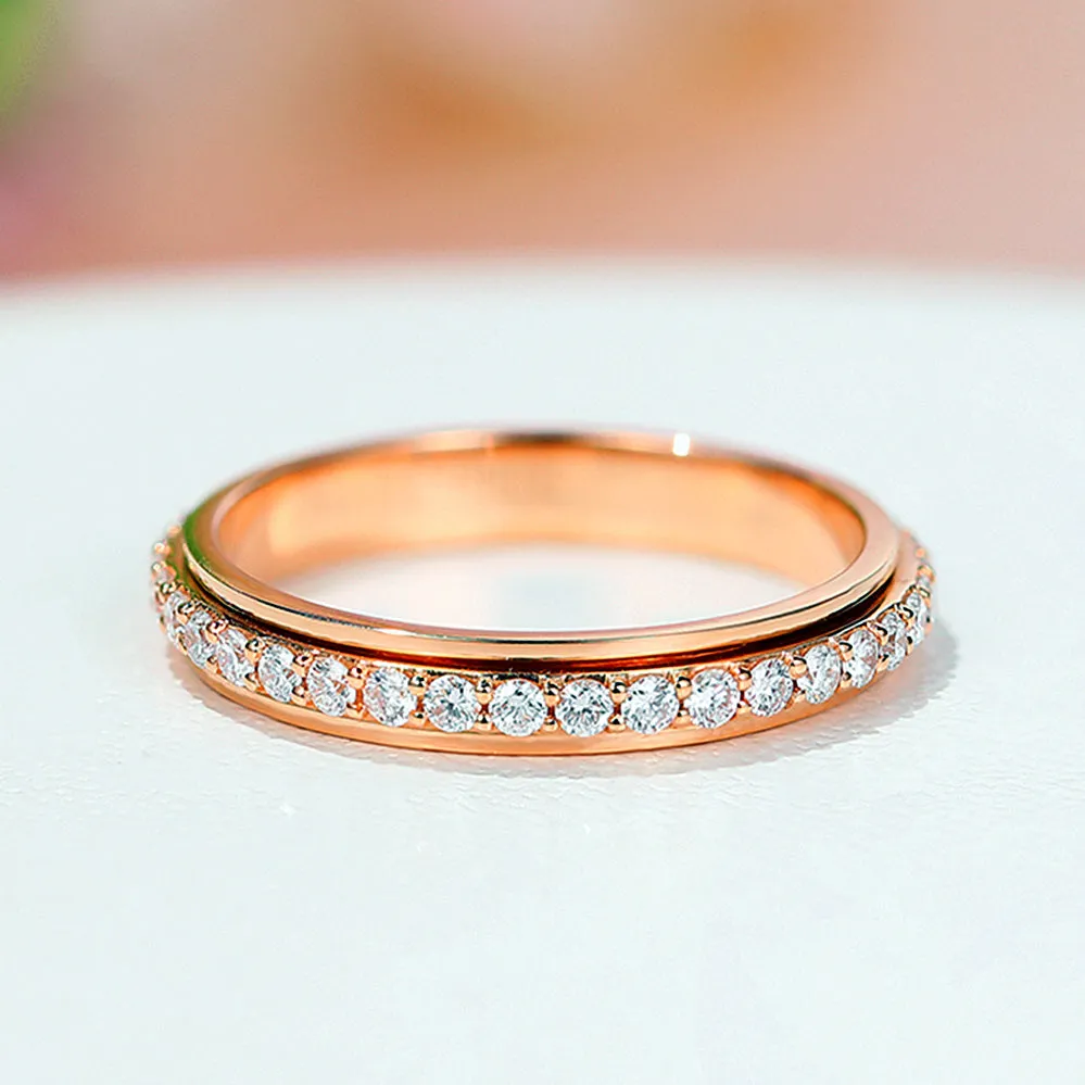 Diamond Full Eternity Spinning Ring