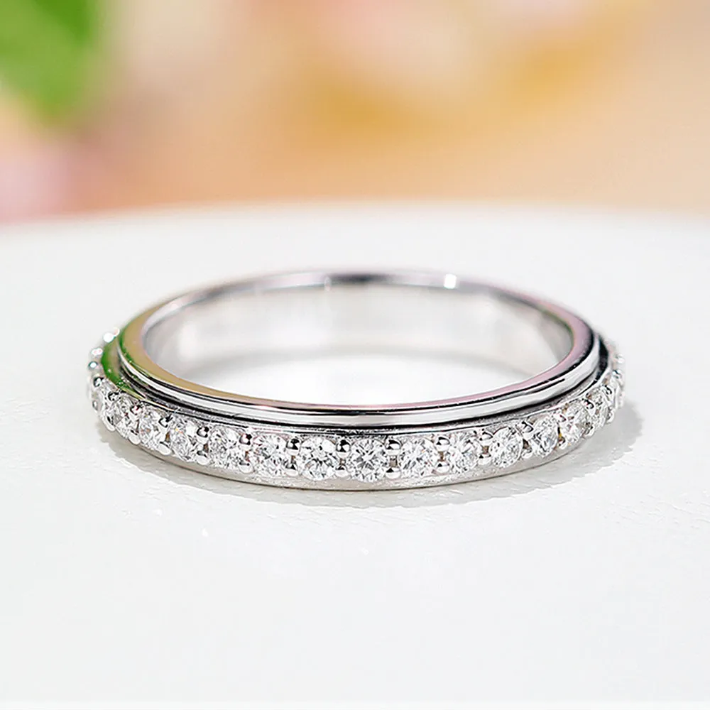 Diamond Full Eternity Spinning Ring